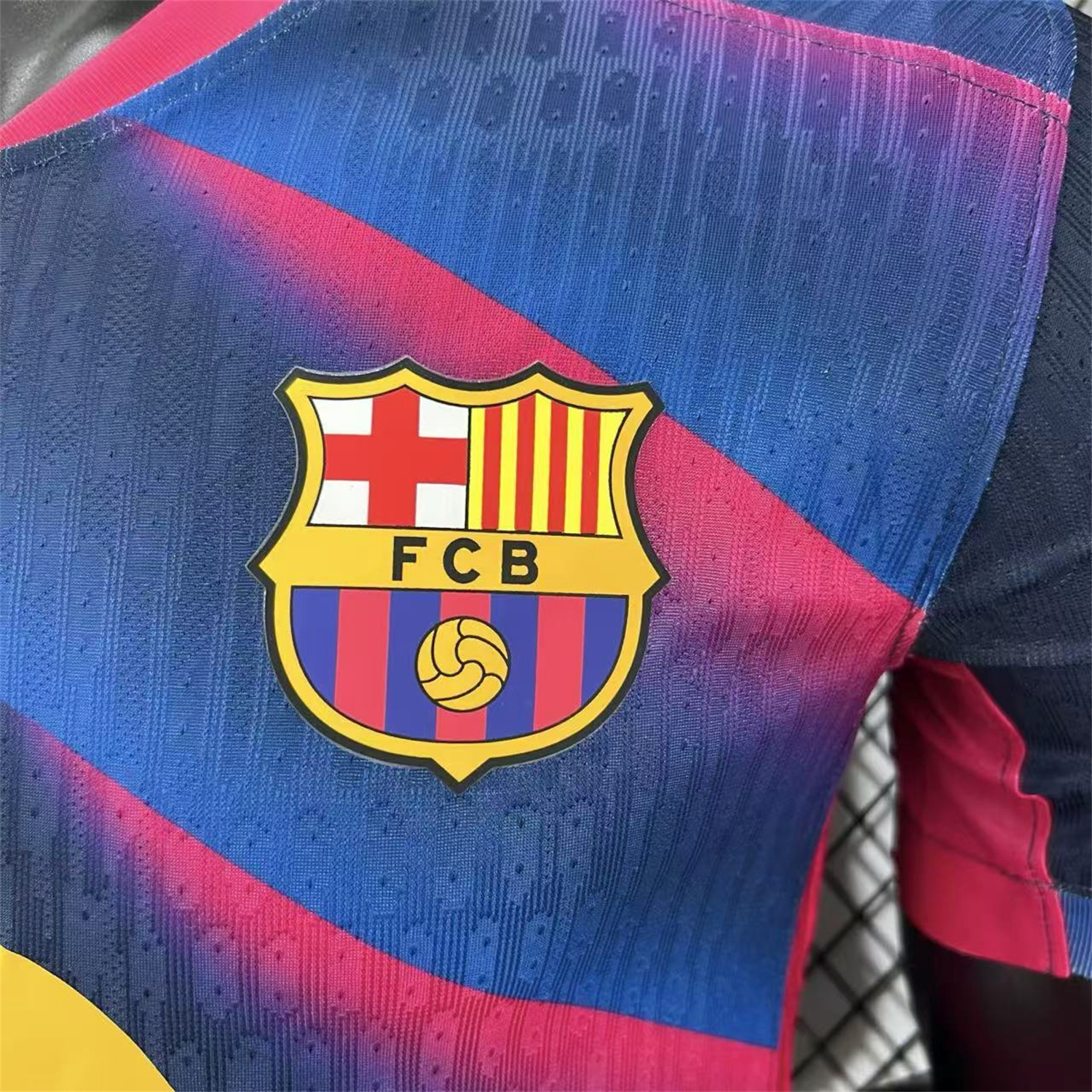 AlphaJersey-Barcelona 25-26 Red And Blue Twill Special Jersey - Player Version