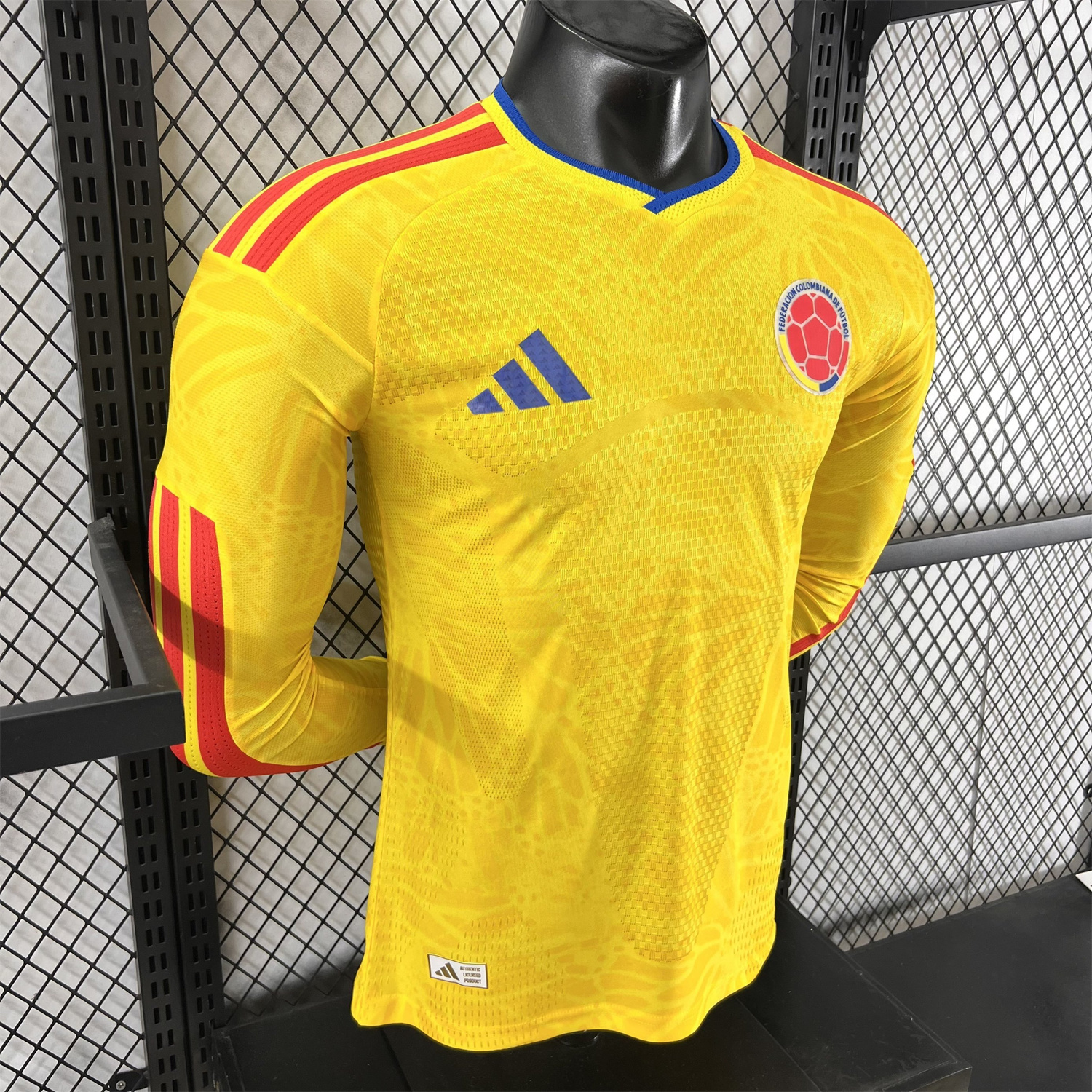 AlphaJersey-Colombia 2026 Home Long Sleeves Jersey - Player Version
