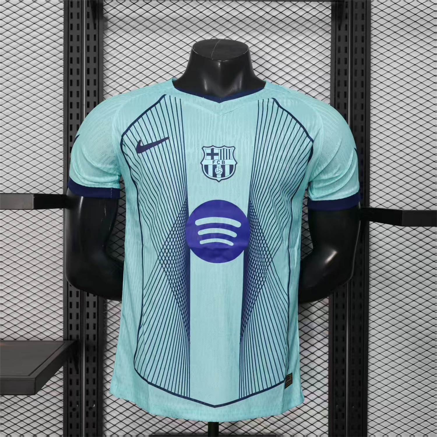 AlphaJersey-Barcelona 25-26 T90 Cyan Special Jersey - Player Version
