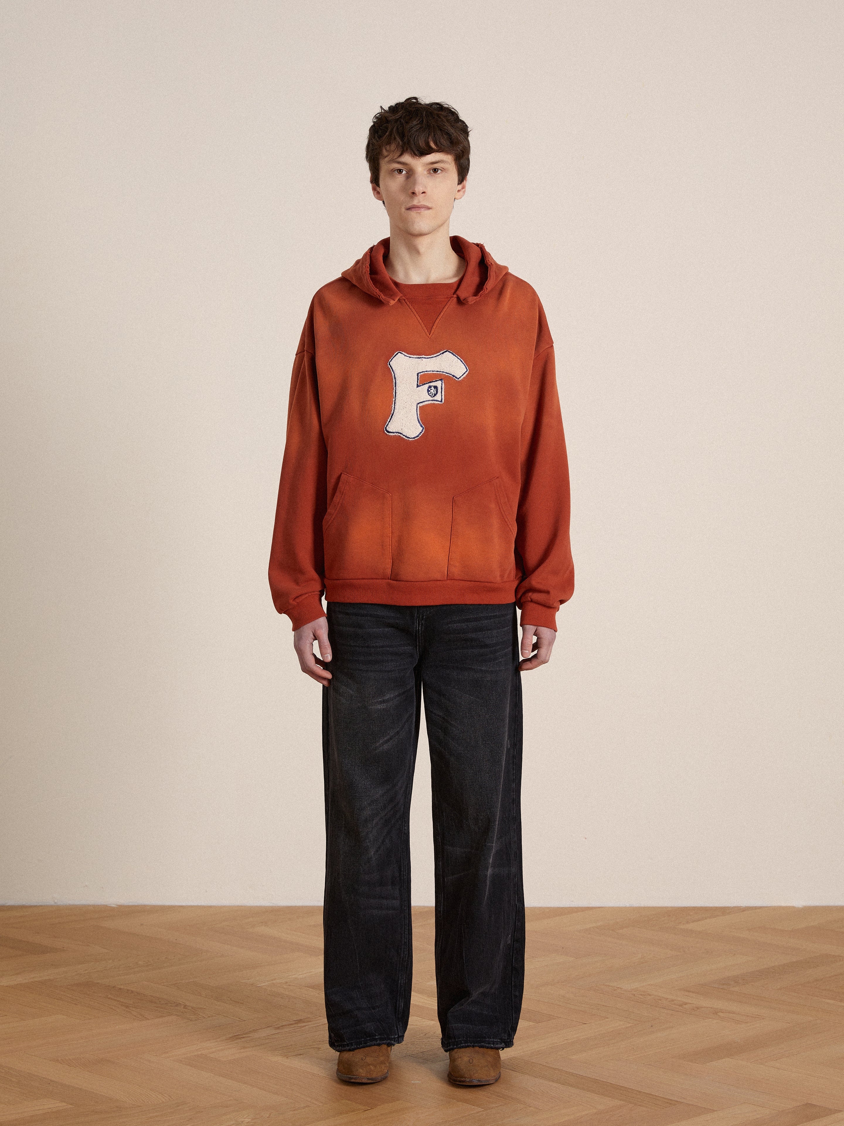 Faded "F" Hoodie | Modern Menswear by yycbvcnbmmnbm