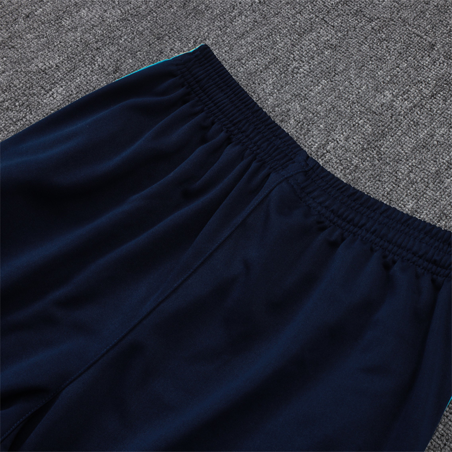AlphaJersey-Marseille 25-26 Long Sleeve Training Set - White Top & Dark Blue Pants