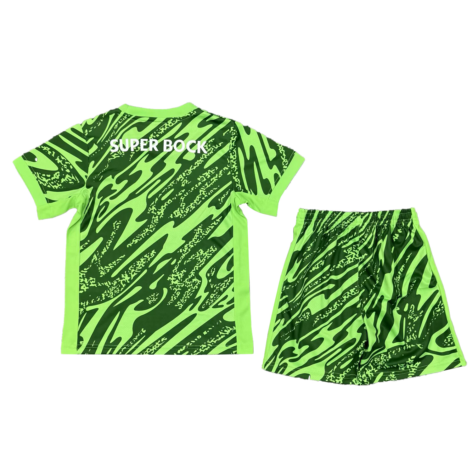AlphaJersey-Sporting CP 25-26 Green Goalkeeper Kids Kit
