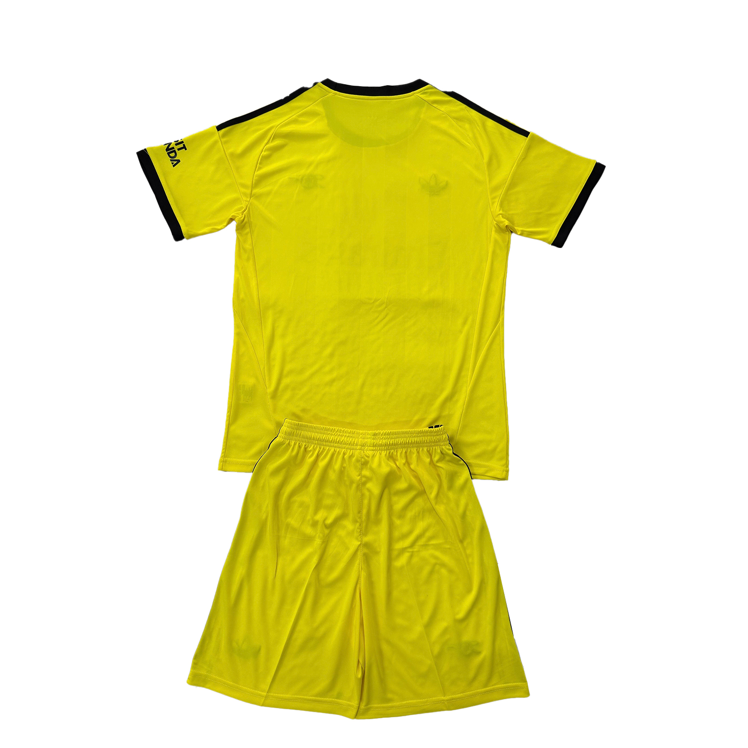 AlphaJersey-Arsenal 25-26 Yellow Goalkeeper Men's Adult Jersey Set - Fans Version
