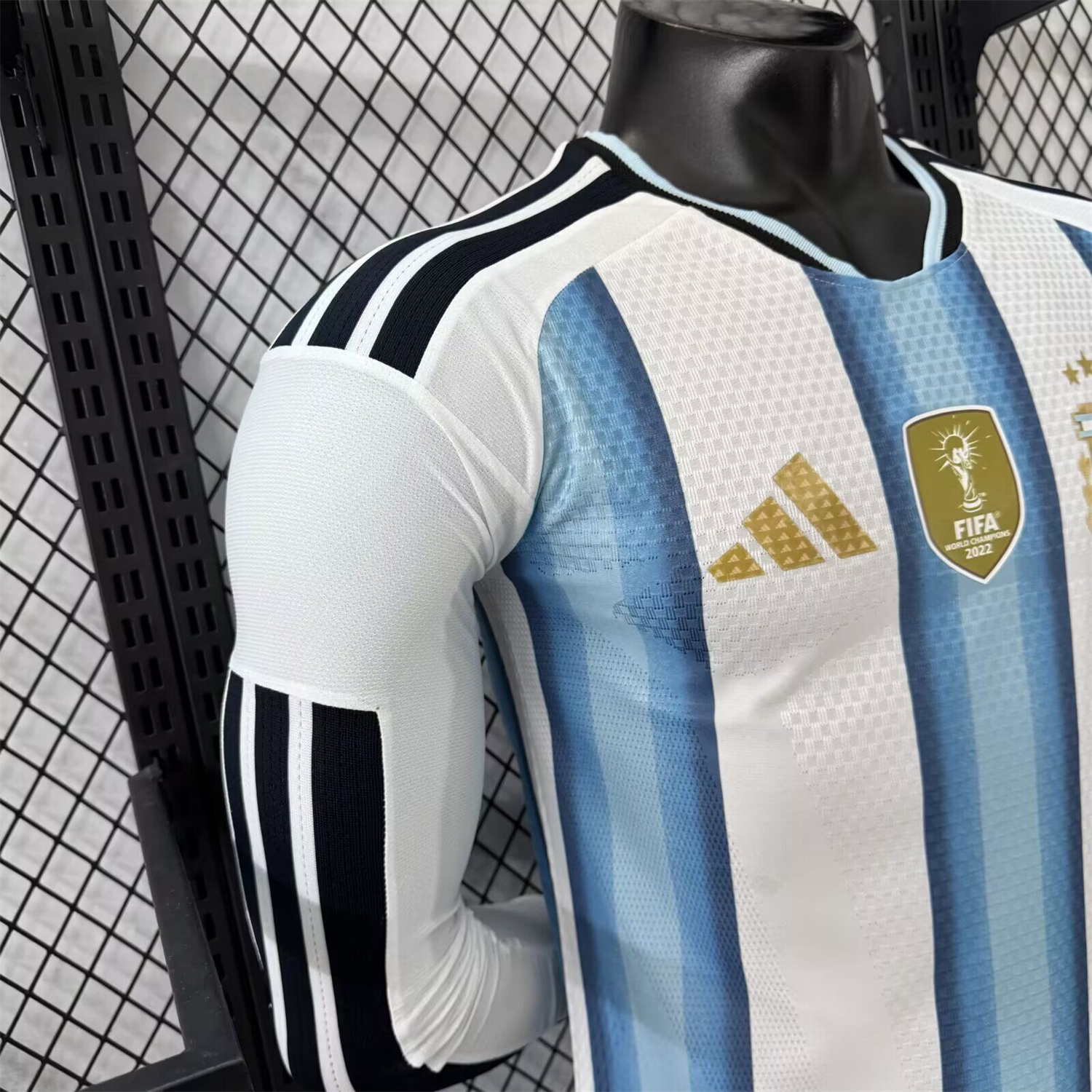 AlphaJersey-Argentina 2026 Home Long Sleeves Jersey - Player Version