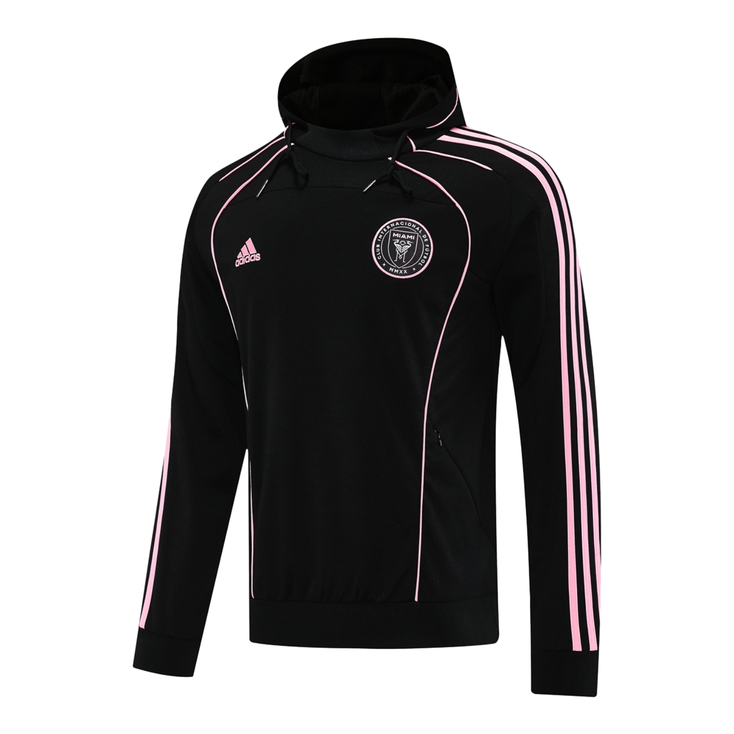 AlphaJersey-INT M.A.M 25-26 Long Sleeves Training Hoodie Set - Black Hoodie + Pants