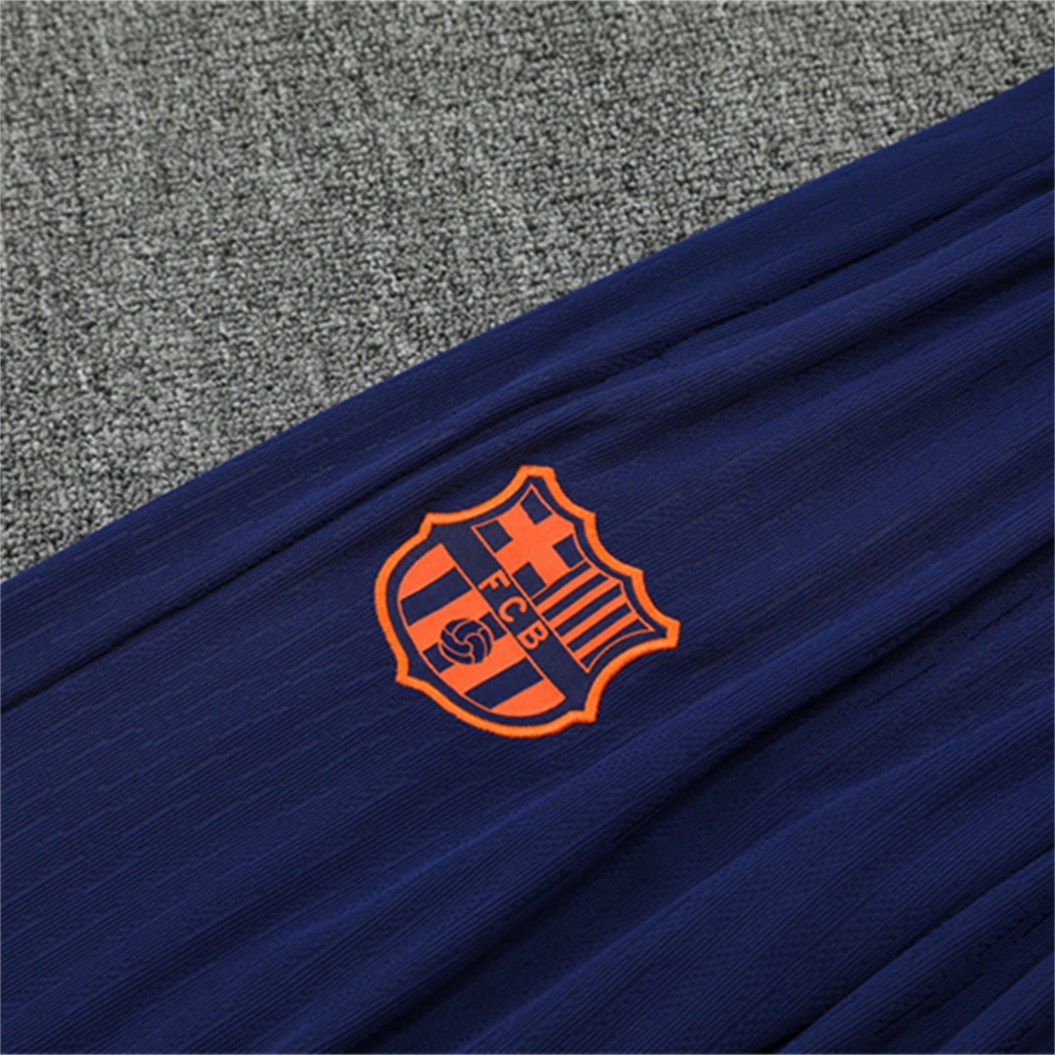 AlphaJersey-Barcelona 25-26 Long Sleeve Training Set - Red Blue Line Top & Blue Pants