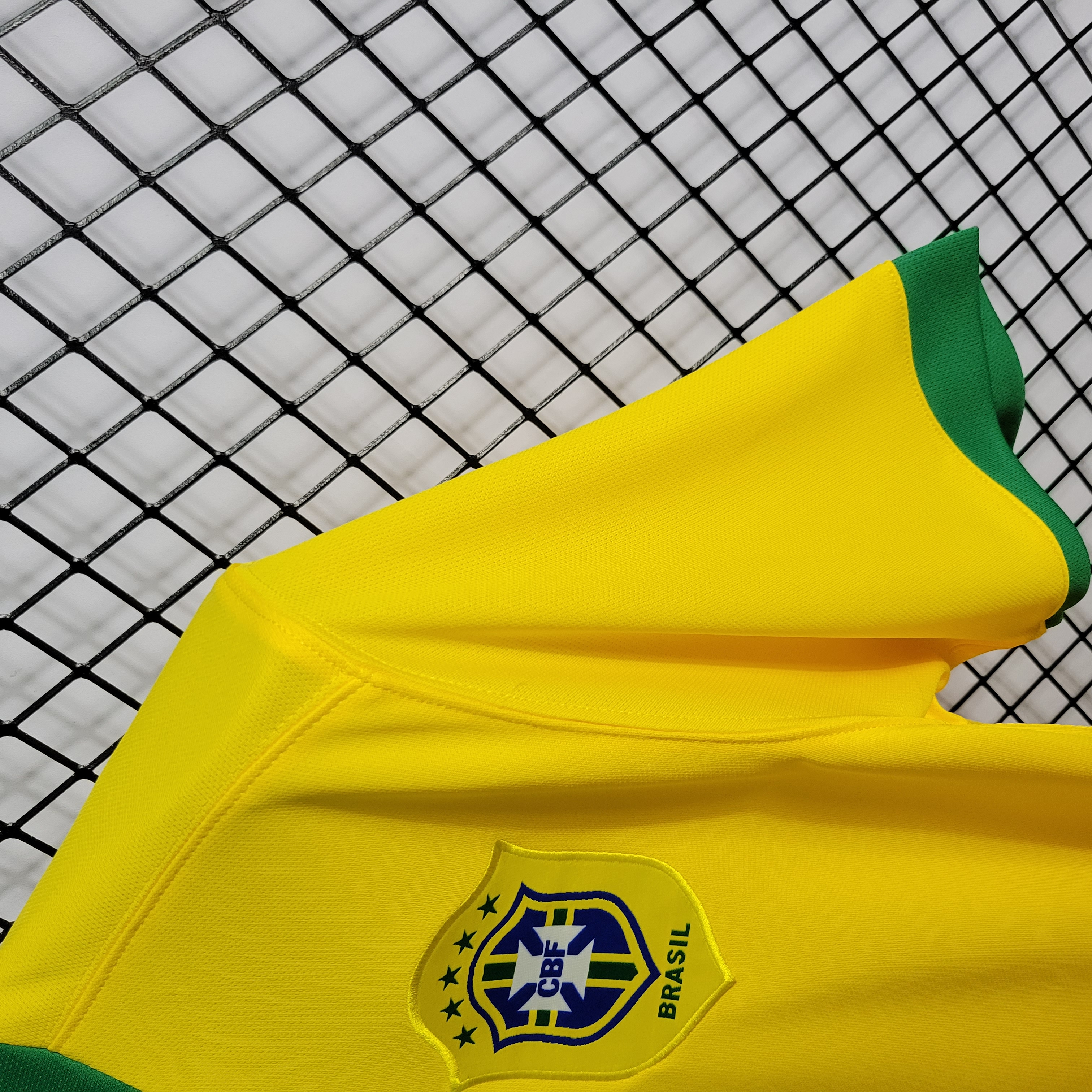 AlphaJersey-Retro Brazil 2006 Home Stadium Jersey