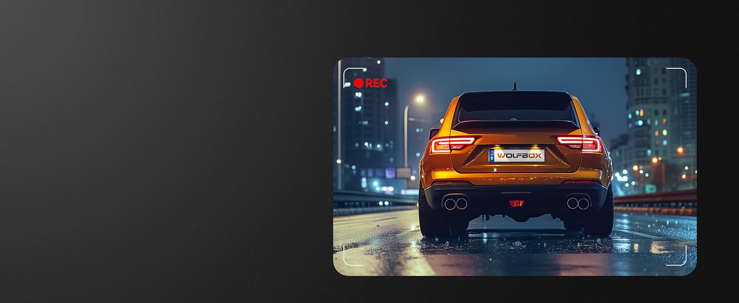 4k rear view mirror camera