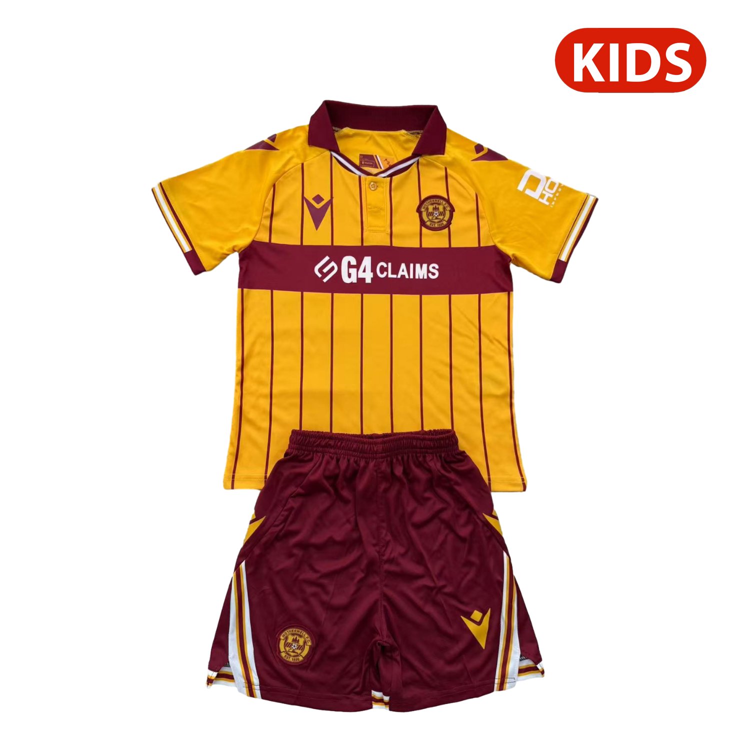 AlphaJersey-Motherwell 25-26 Home Kids Kit