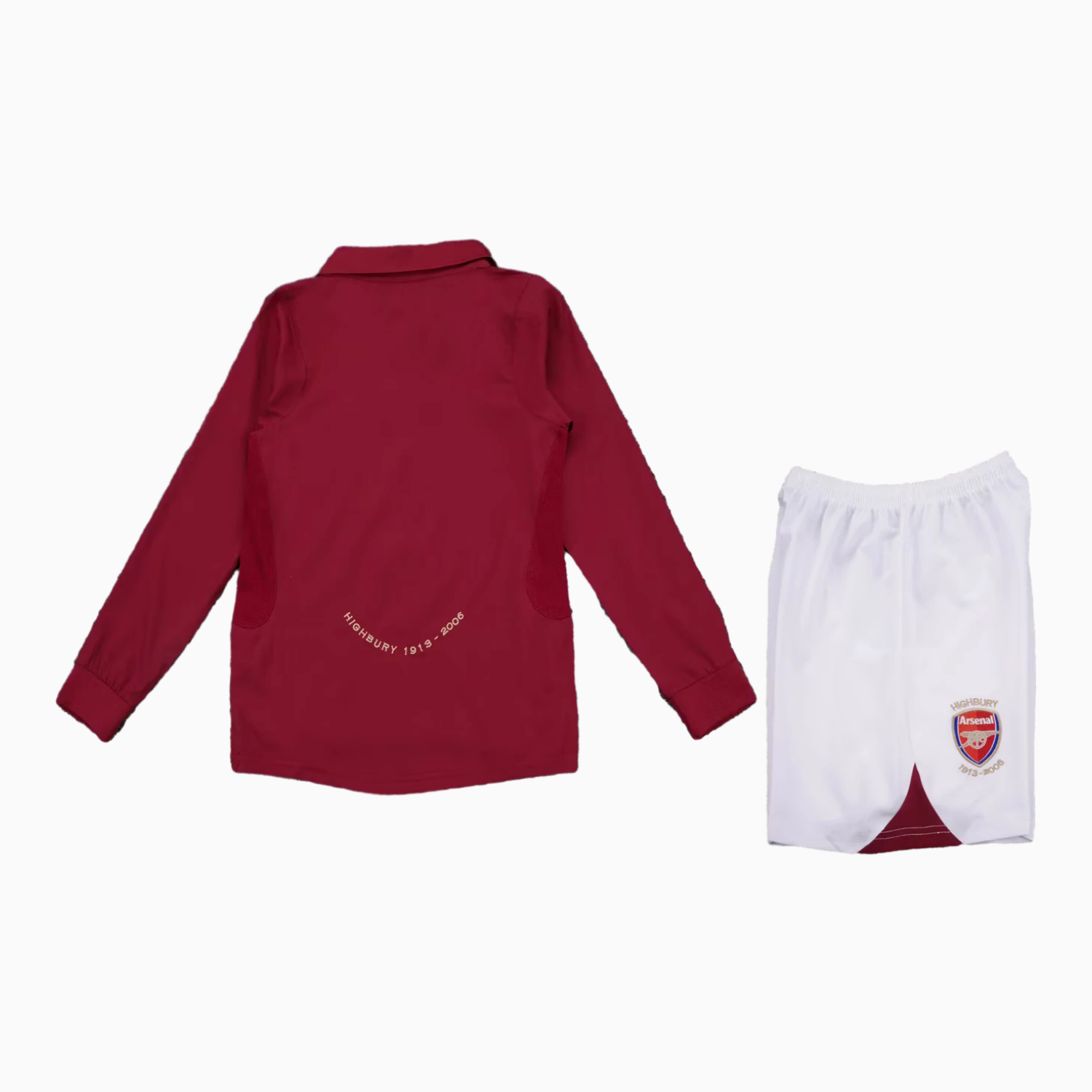 AlphaJersey-Retro Arsenal 2005-06 Home Long Sleeves Kids Kit