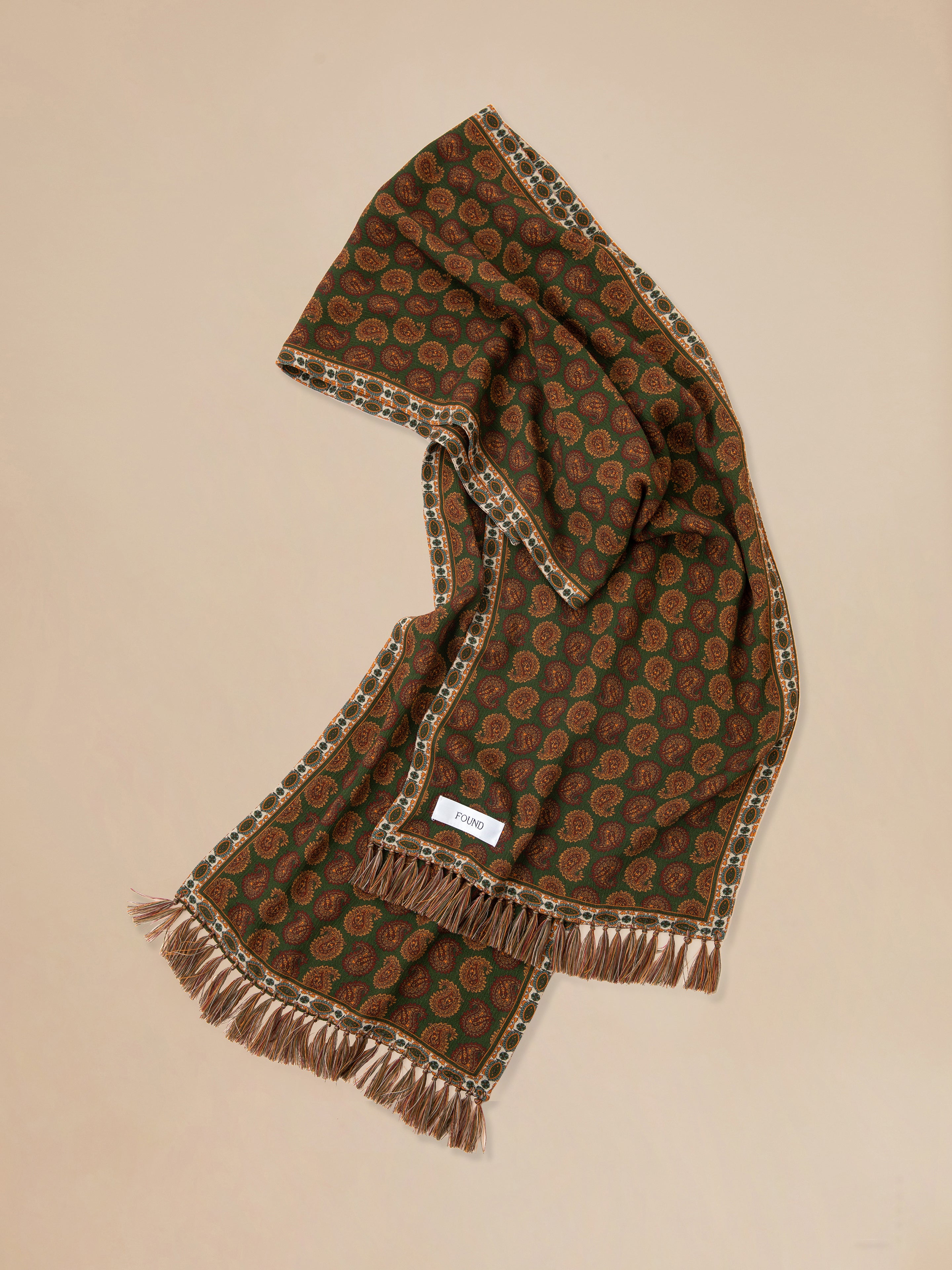 Paisley Forest Scarf | Modern Menswear by yycbvcnbmmnbm
