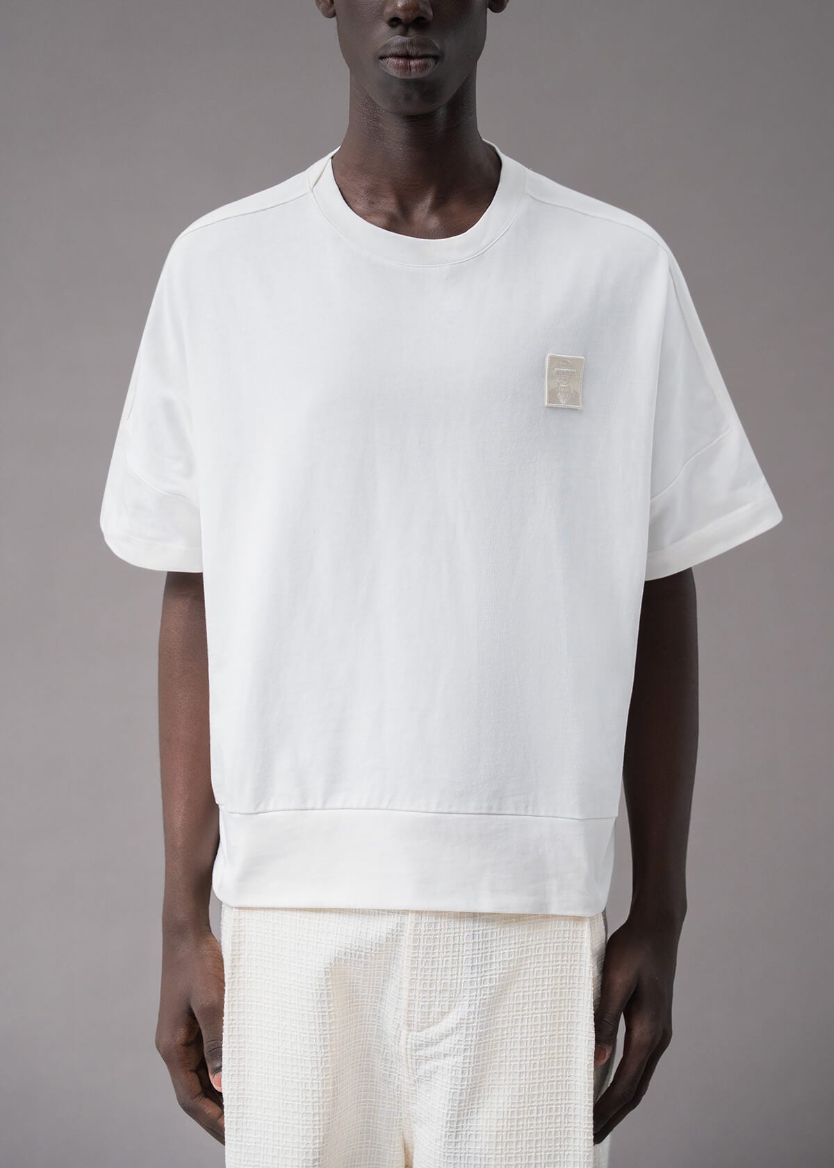 Italian Aviator Tee White | Modern Menswear by yycbvcnbmmnbm