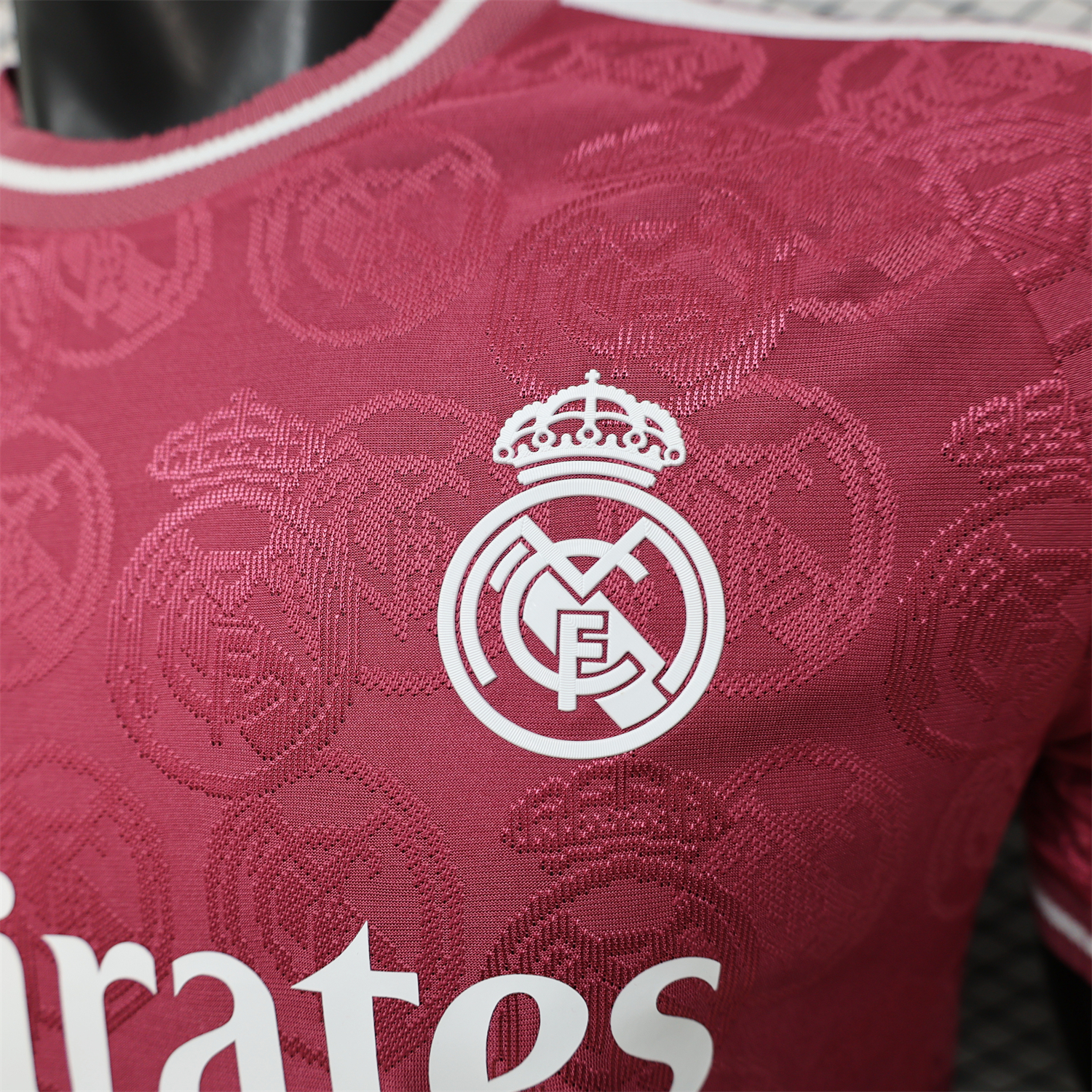 AlphaJersey-Real Madrid 25-26 Wine Red Special Jersey - Player Version