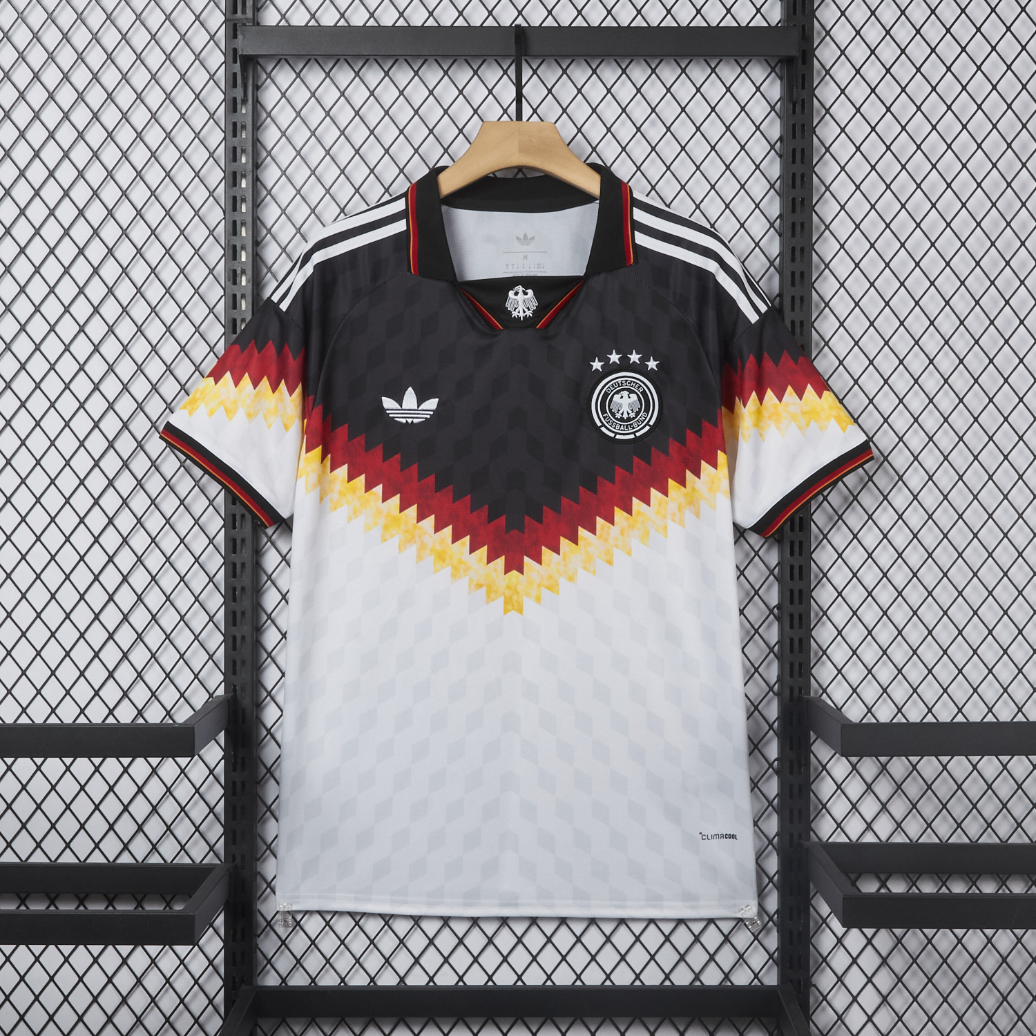 AlphaJersey-Germany 2026 Black And White V-Shaped Design Special Jersey - Fans Version