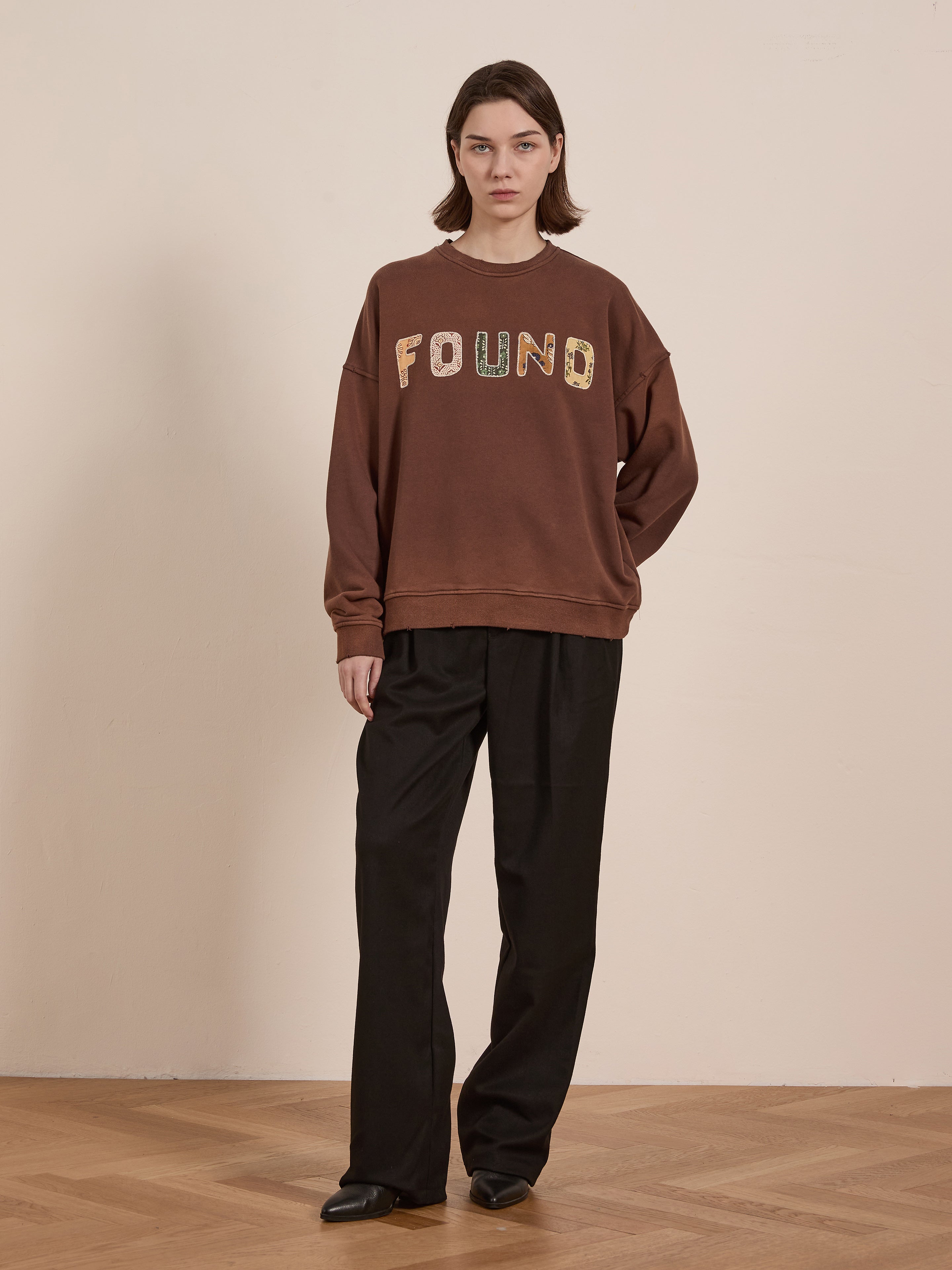 Patterned Logo Crewneck | Modern Menswear by yycbvcnbmmnbm