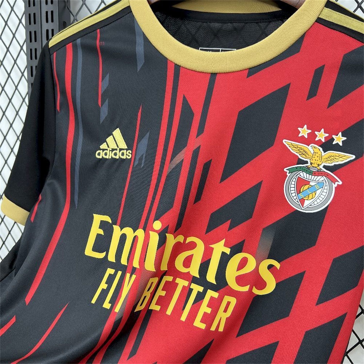 AlphaJersey-Benfica 25-26 Red And Black Jersey - Fans Version
