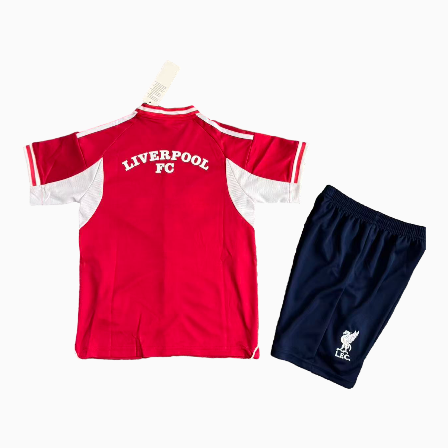 AlphaJersey-Liver.pool 25-26 Red With White Lines Baseball Kids Kit