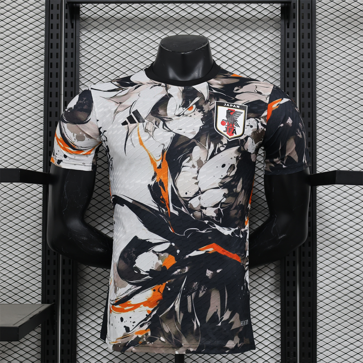 AlphaJersey-Japan 25-26 Black & White Son Goku Special Edition Jersey - Player Version
