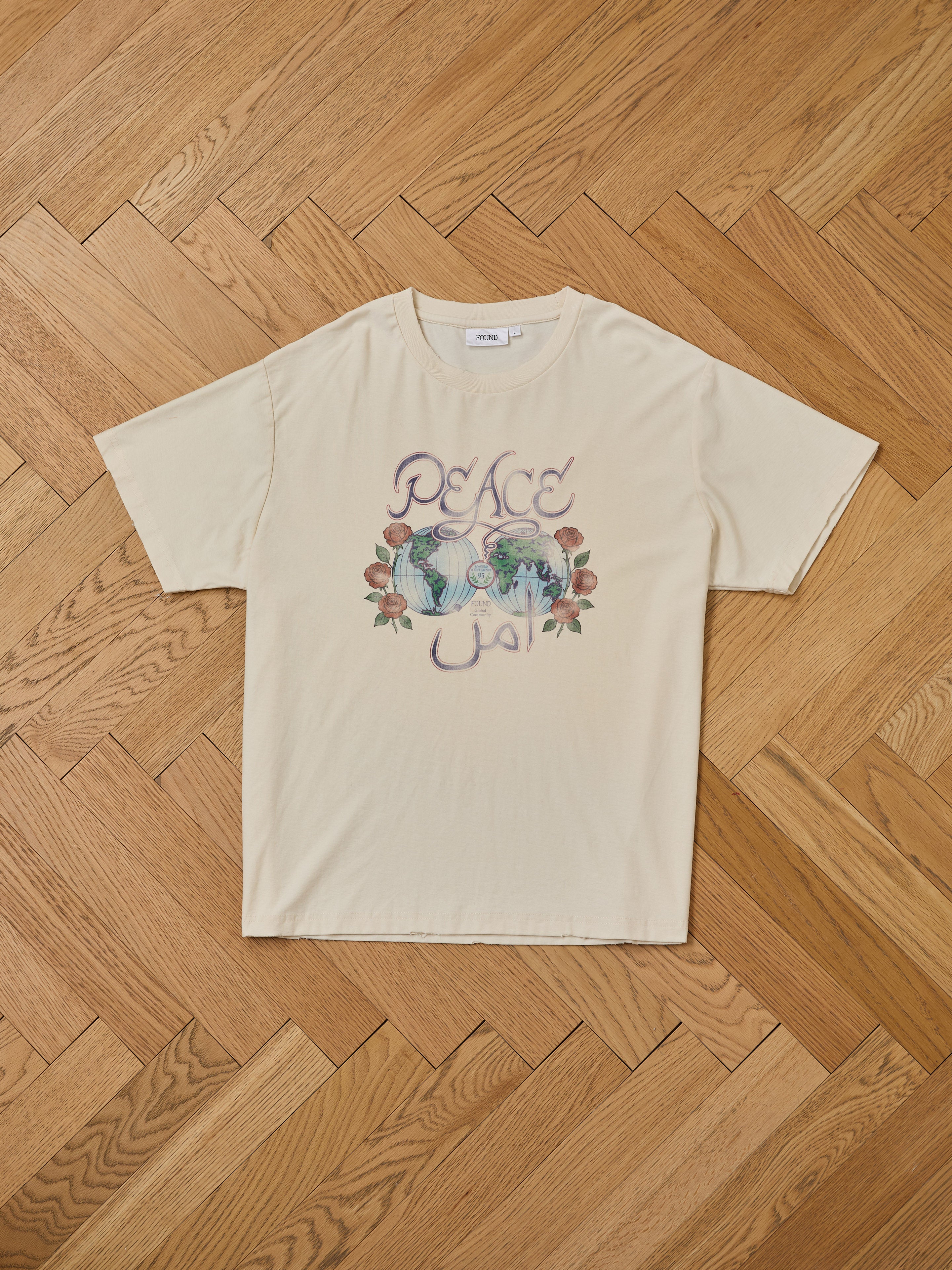 Peace Globe Tee | Modern Menswear by yycbvcnbmmnbm