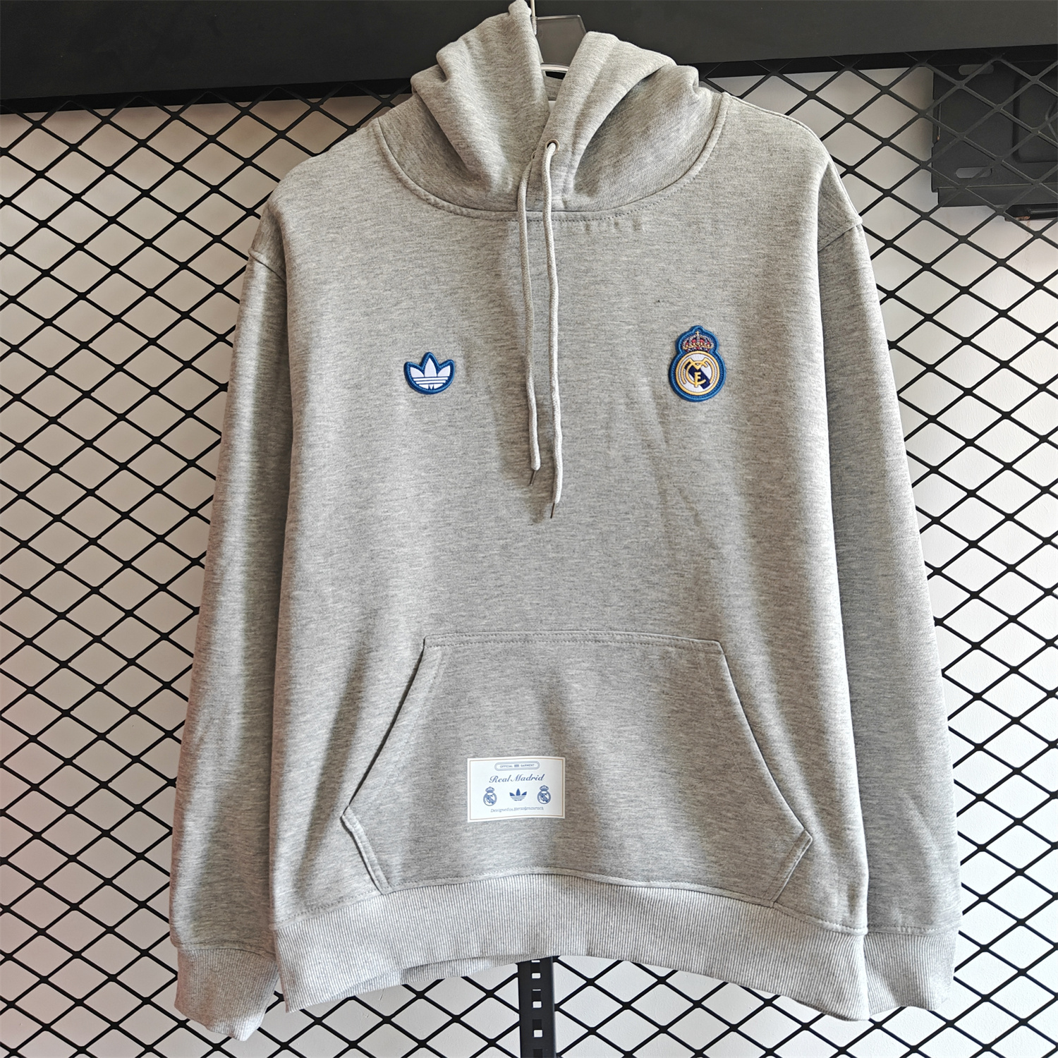 AlphaJersey-Real Madrid 25-26 Originals Terrace Icon Unisex Pullover Hoodie