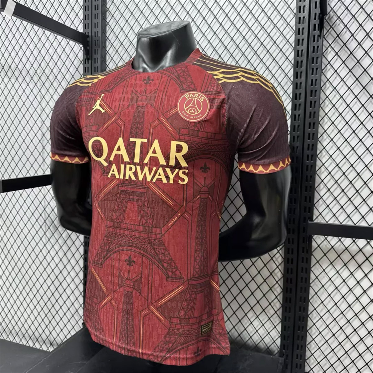 AlphaJersey-Paris Saint-Germain PSG 25-26 Red Eiffel Tower Concept Special Jersey - Player Version