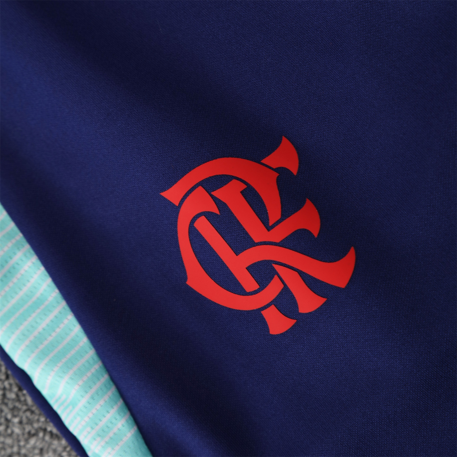 AlphaJersey-Flamengo 25-26 Long Sleeve Training Set - Deep Blue Top & Deep Blue Pants
