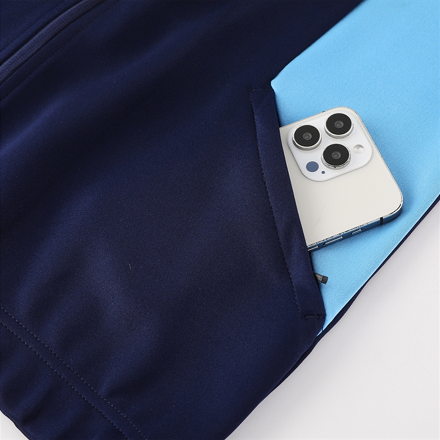 AlphaJersey-Marseille 25-26 Jacket Training Tracksuit - Deep Blue Jackets & Pants