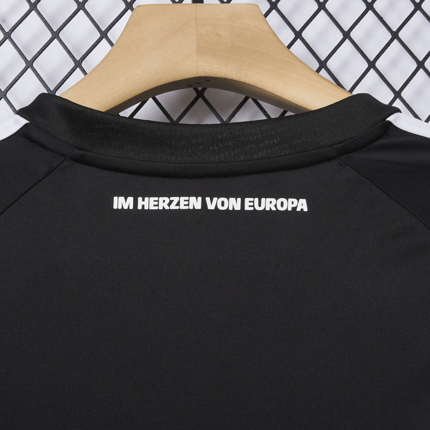 AlphaJersey-Frankfurt 25-26 European Home Black Jersey - Fans Version