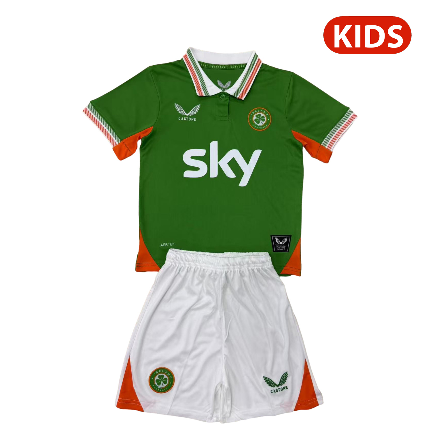 AlphaJersey-Ireland 25-26 Home Kids Kit