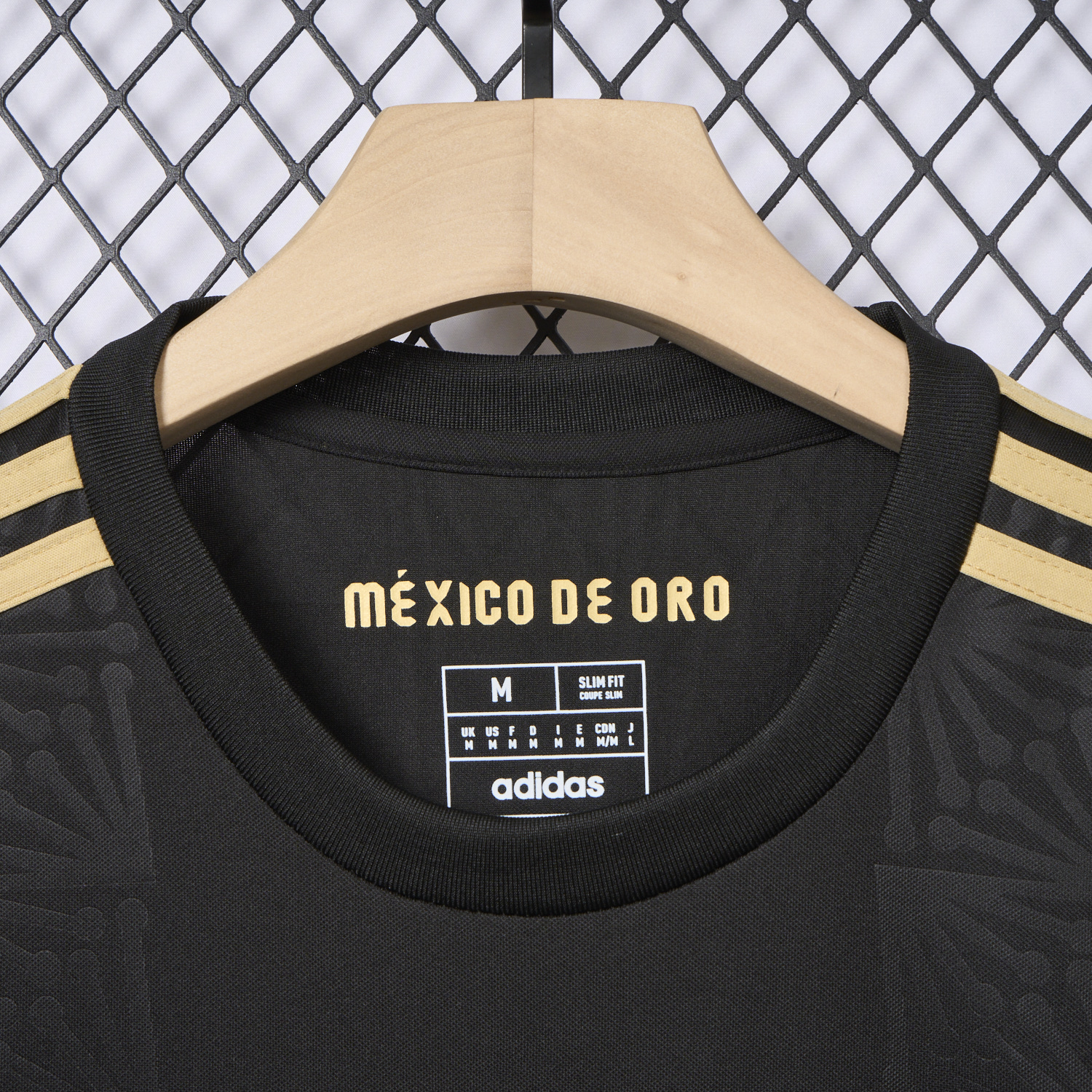 AlphaJersey-Women's Mexico 2025 Gold Cup Black Jersey - Fans Version