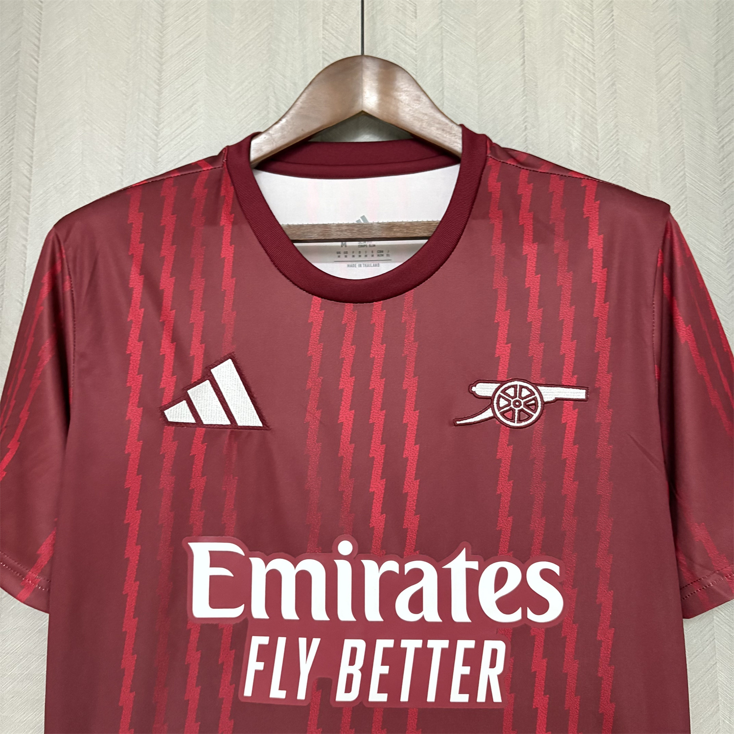 AlphaJersey-Arsenal 26-27 Red Lines Training Jersey - Fans Version