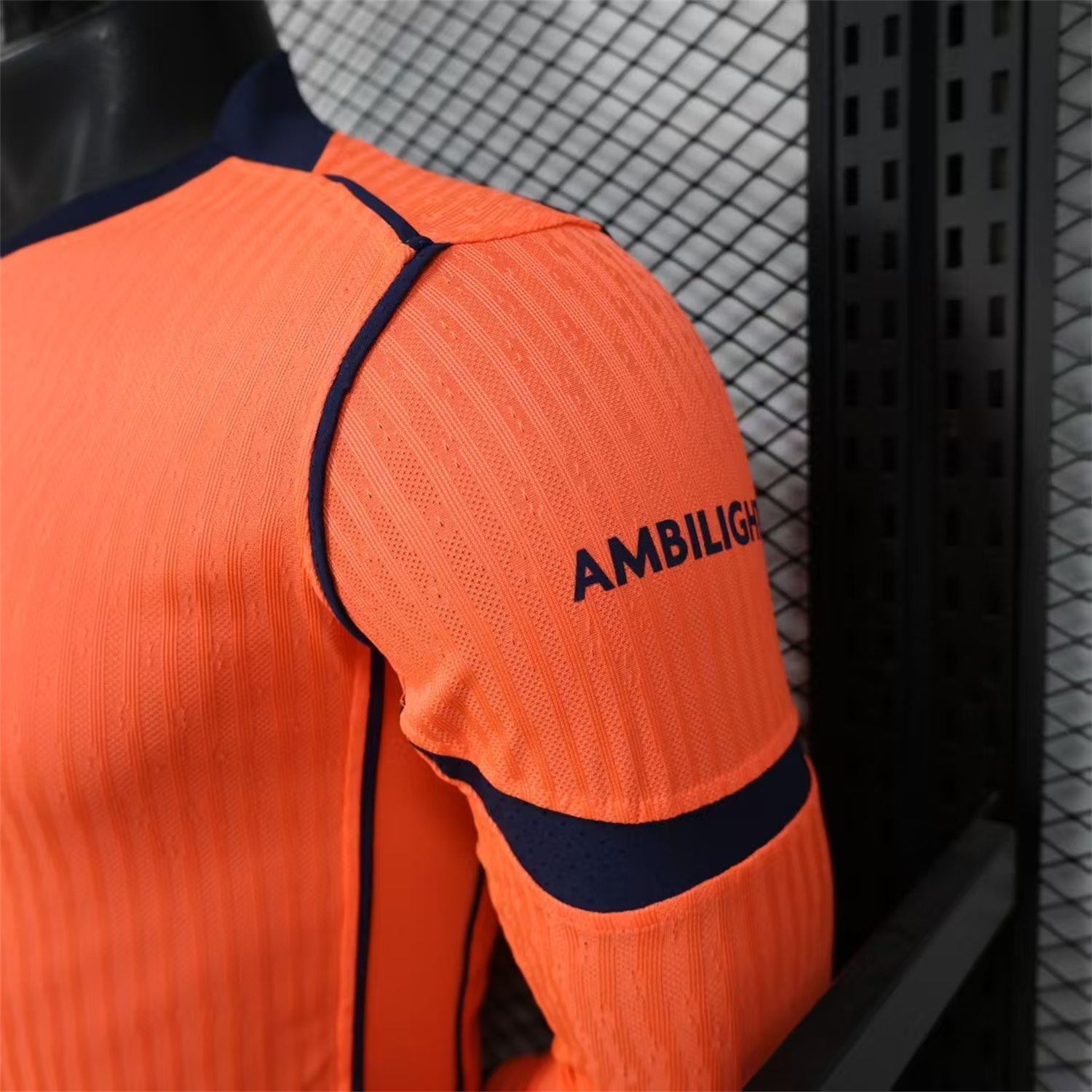 AlphaJersey-Barcelona 25-26 Third Orange Long Sleeves Jersey - Player Version