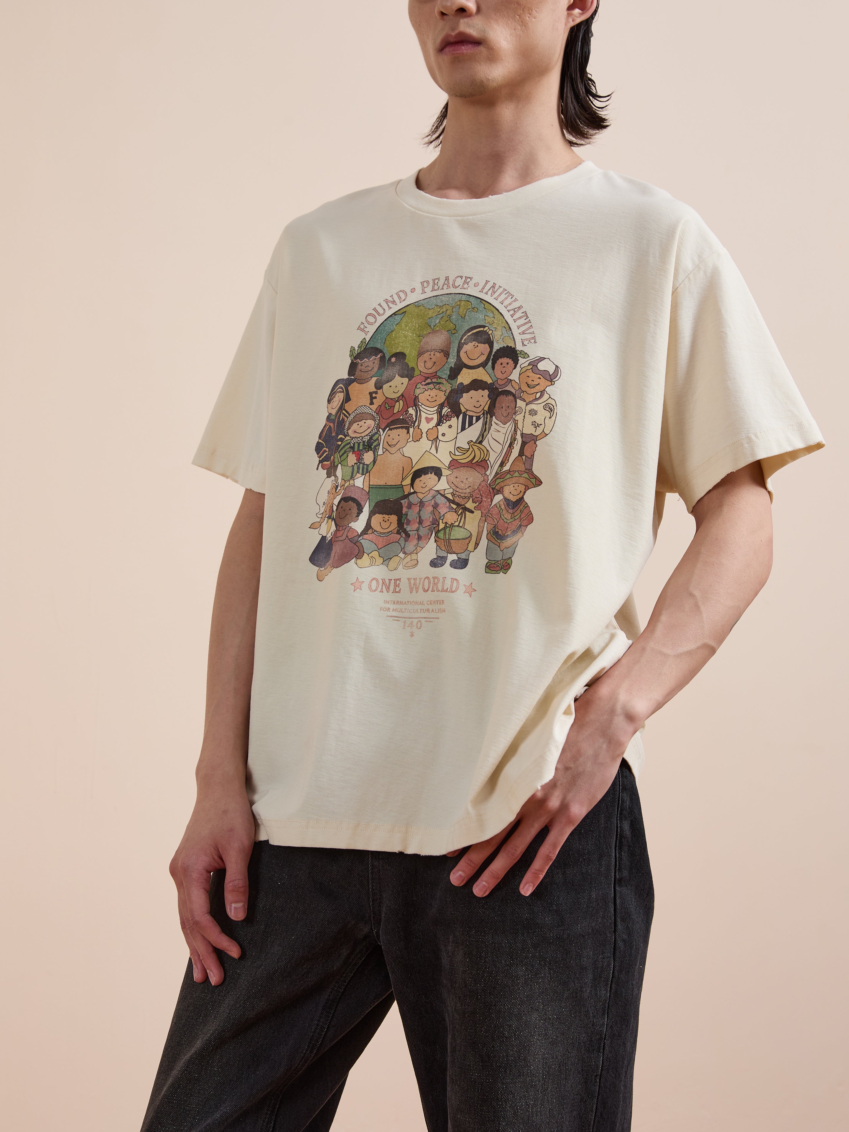 One World Family Tee | Modern Menswear by yycbvcnbmmnbm