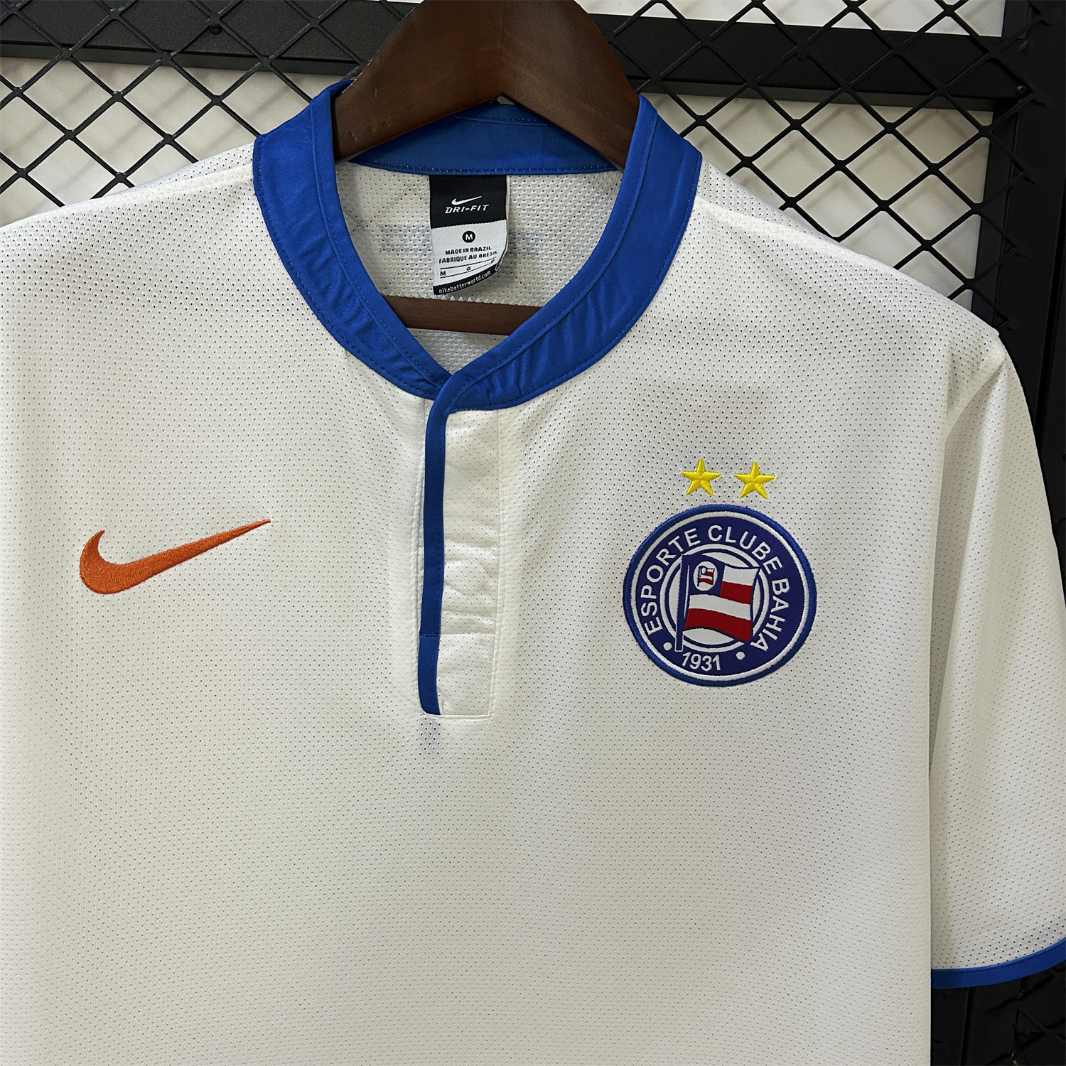 AlphaJersey-Retro Bahia 2013-14 Home Unsponsored Jersey