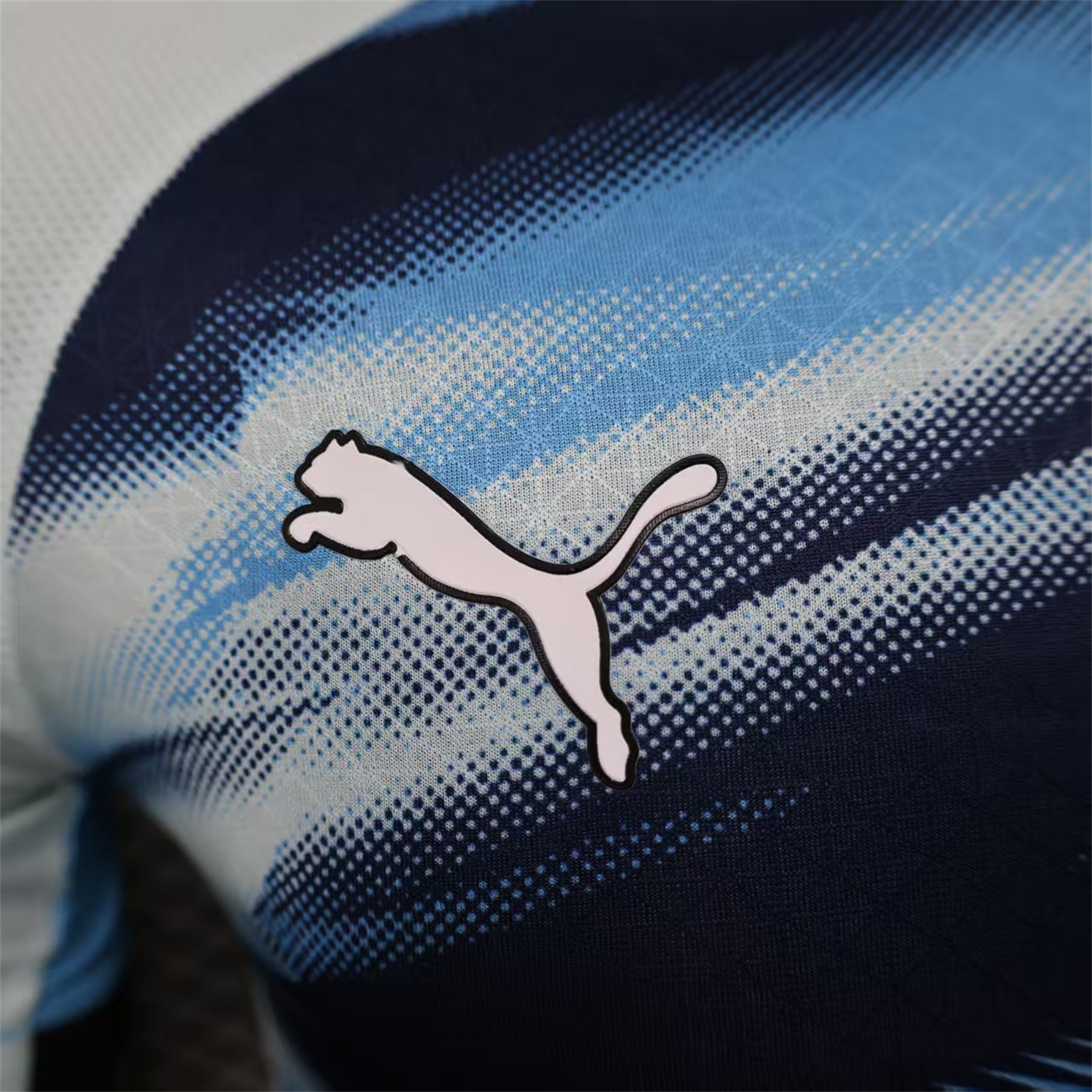 AlphaJersey-Marseille 25-26 Blue Gradient Training Jersey - Player Version