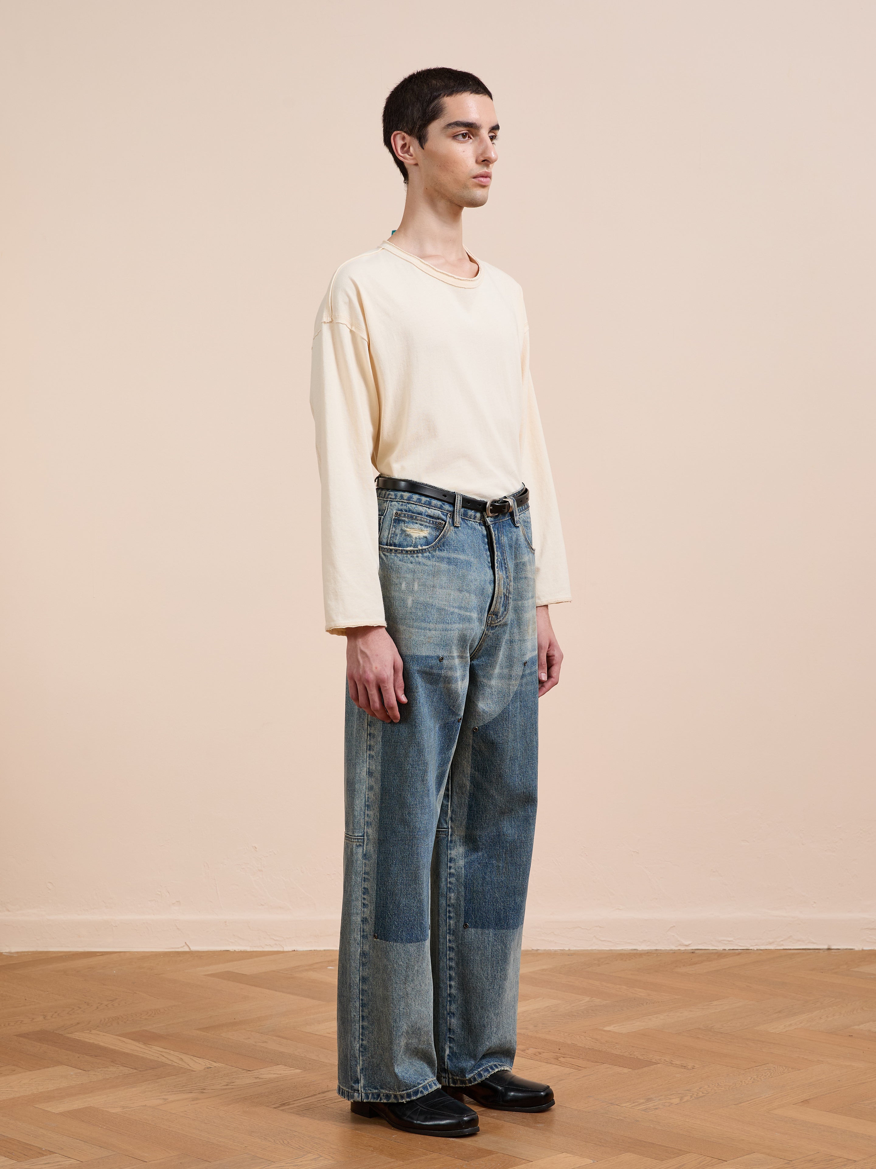 Double Knee Carpenter Jeans | Modern Menswear by yycbvcnbmmnbm