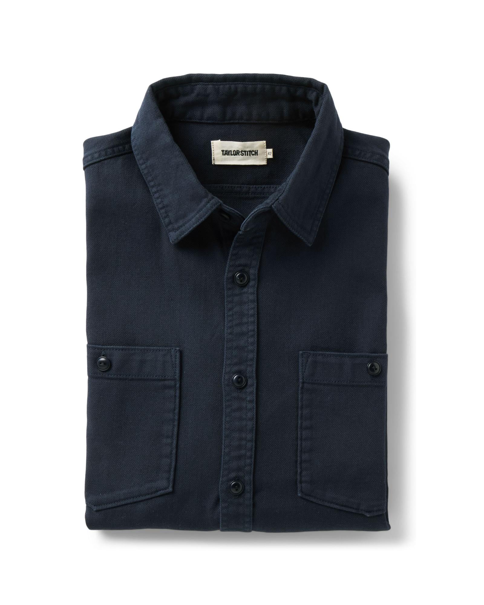 The Dispatch Shirt in Navy Broken Twill | Modern Menswear by yycbvcnbmmnbm