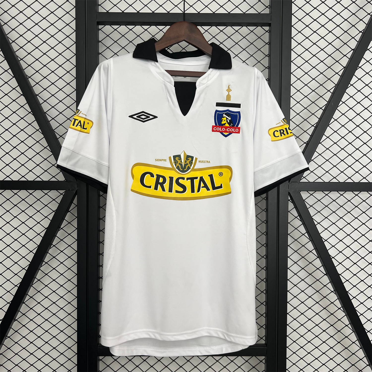 AlphaJersey-Retro Colo Colo 2013 Home White Jersey
