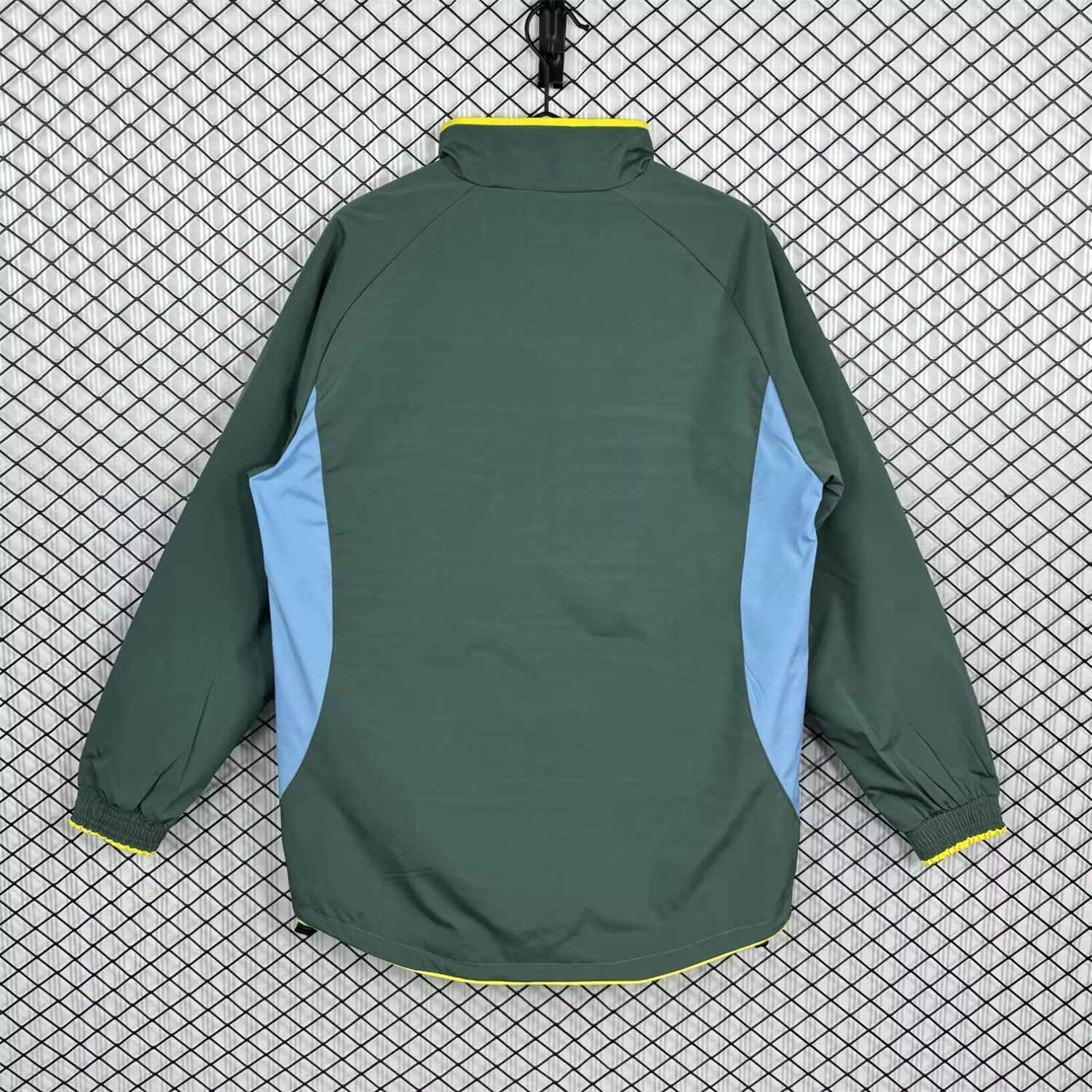 AlphaJersey-Retro Sporting CP 2002-03 Windbreaker Jacket - Blue Green