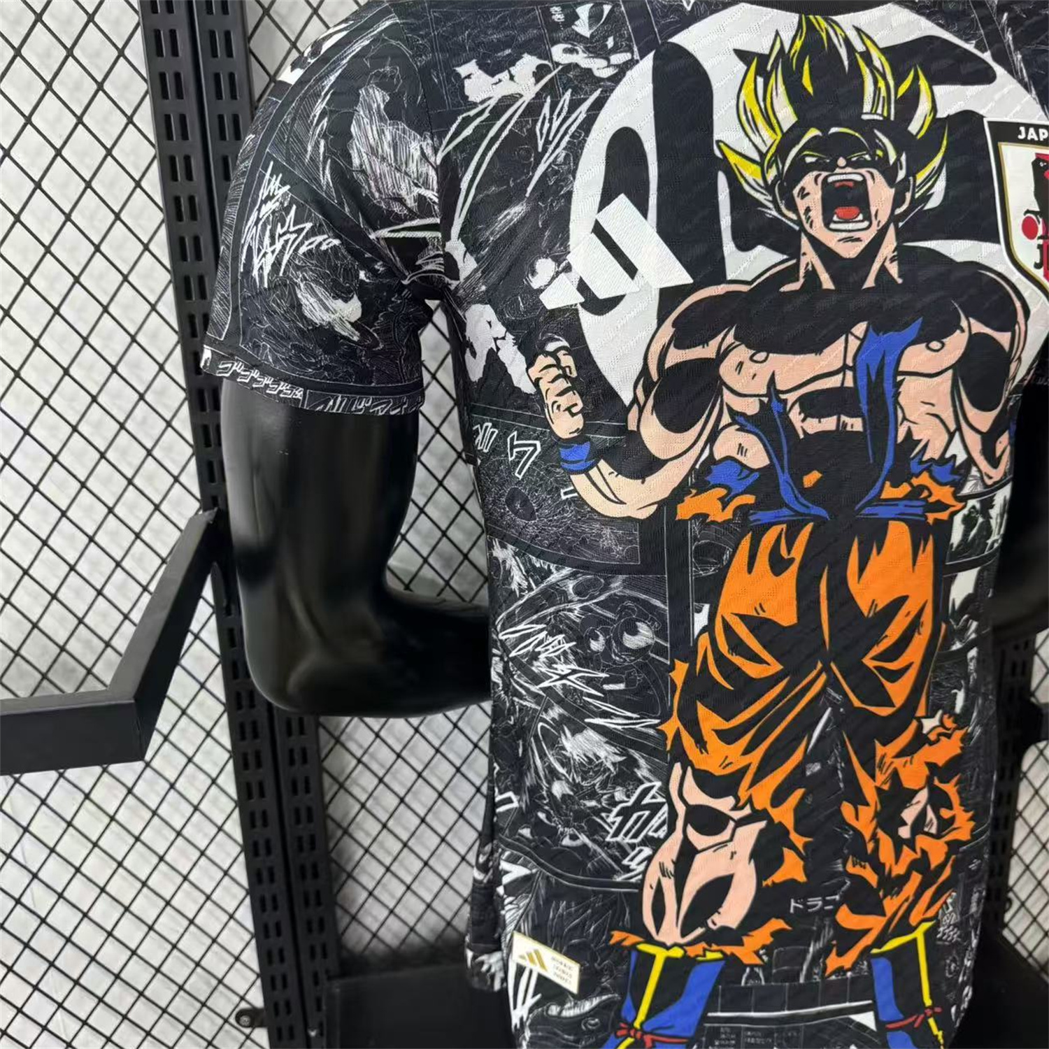 AlphaJersey-Japan 25-26 Muscle Saiyan Black Special Jersey - Player Version