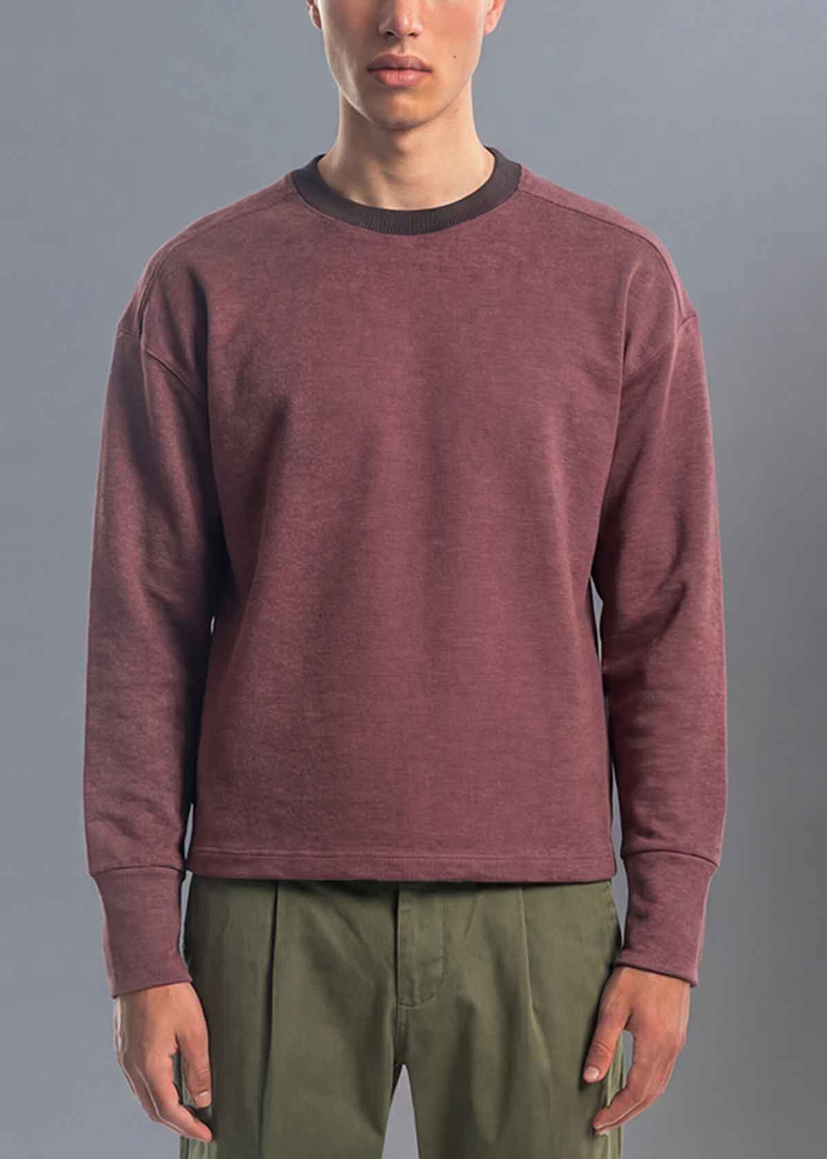 Burgundy Cruise Crew | Modern Menswear by yycbvcnbmmnbm