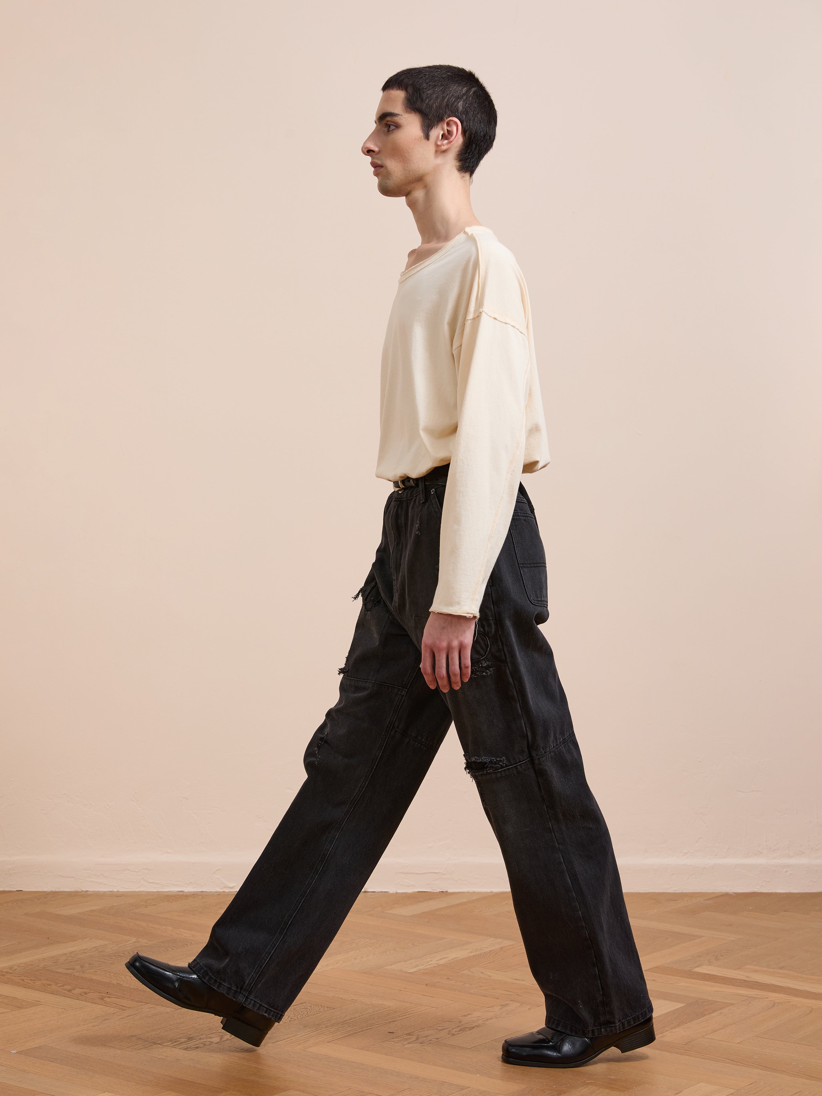 Painter Repaired Jeans | Modern Menswear by yycbvcnbmmnbm