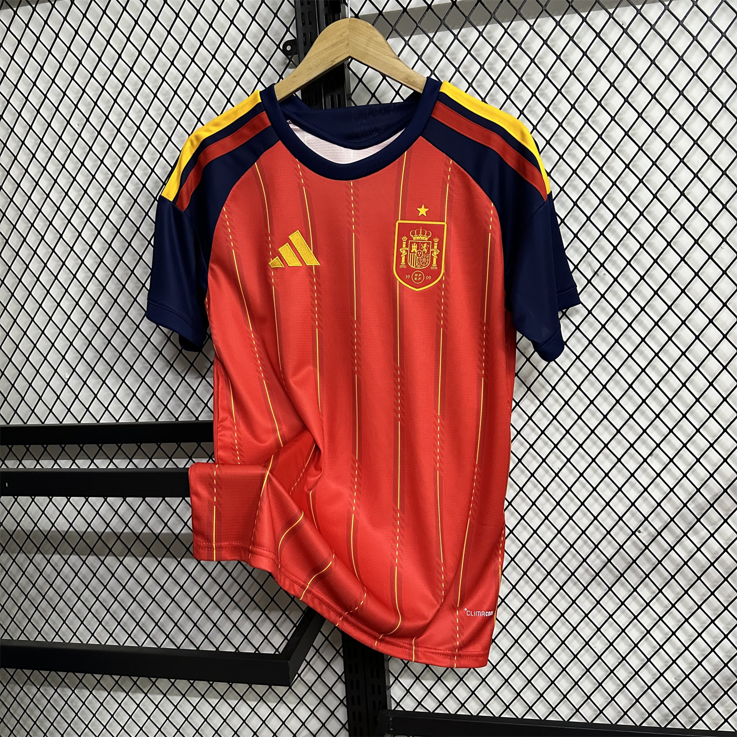 AlphaJersey-Spain 2026 Home Red Jersey - Fans Version