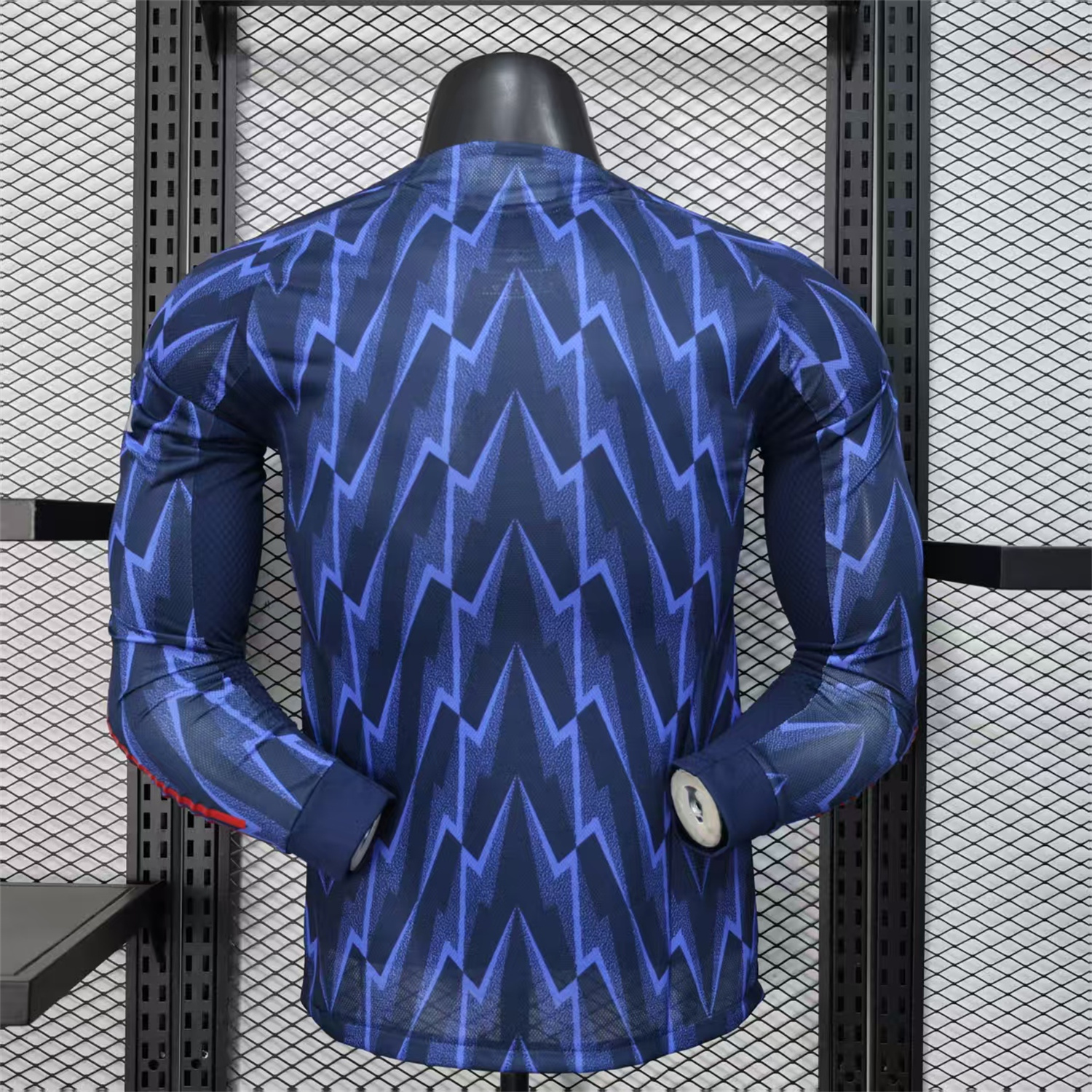 AlphaJersey-Arsenal 25-26 Away Long Blue Jersey - Player Version