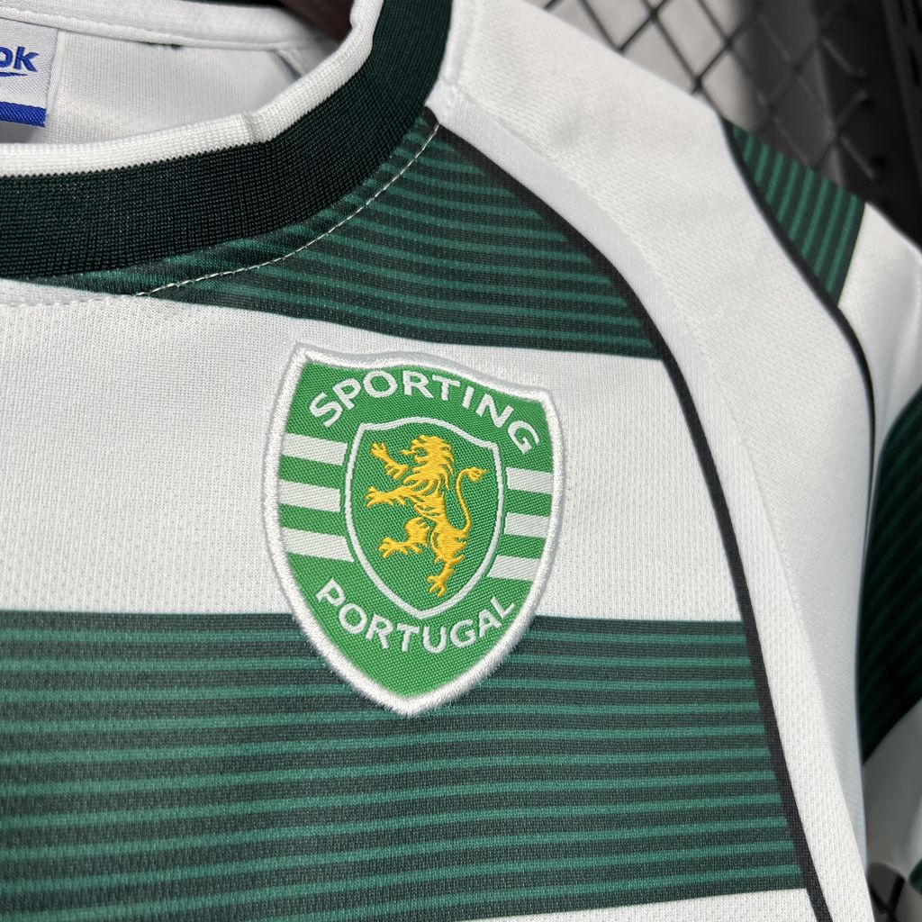 AlphaJersey-Retro Sporting CP 2001-03 Home Stadium Kids Kit