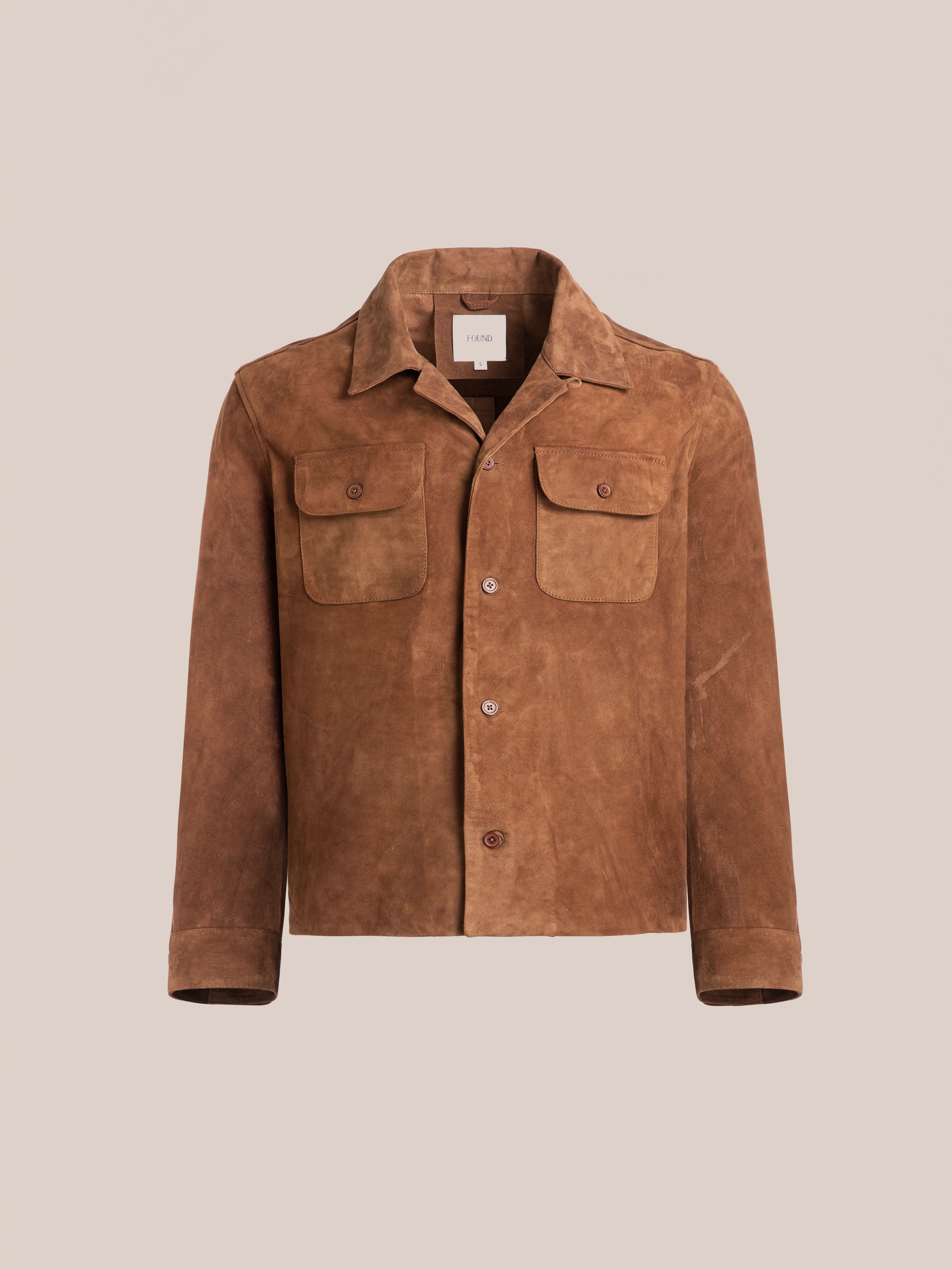 Suede Leather Camp Shirt | Modern Menswear by yycbvcnbmmnbm