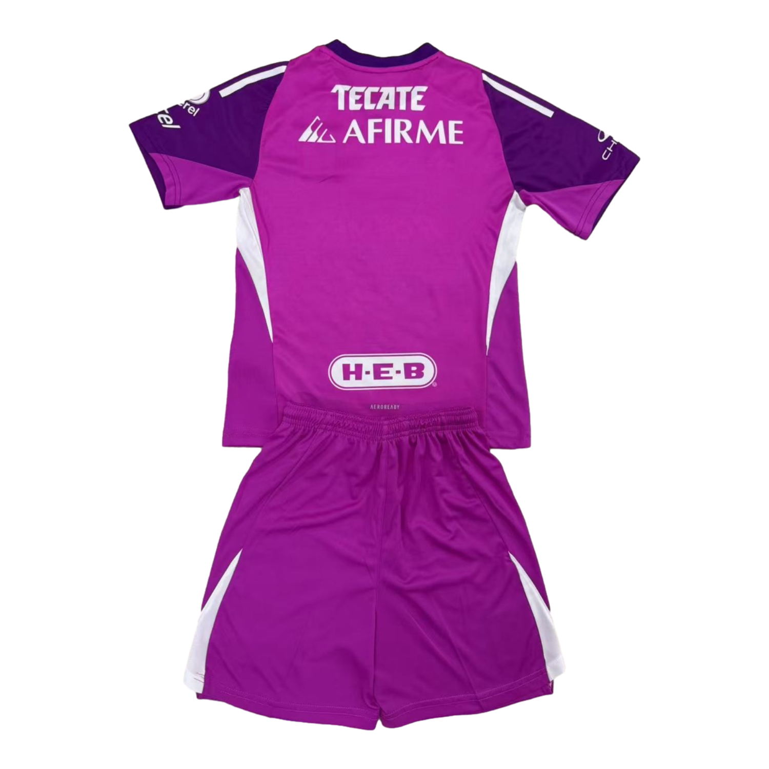 AlphaJersey-Tigres UANL 25-26 Purple Goalkeeper Men's Adult Jersey Set - Fans Version