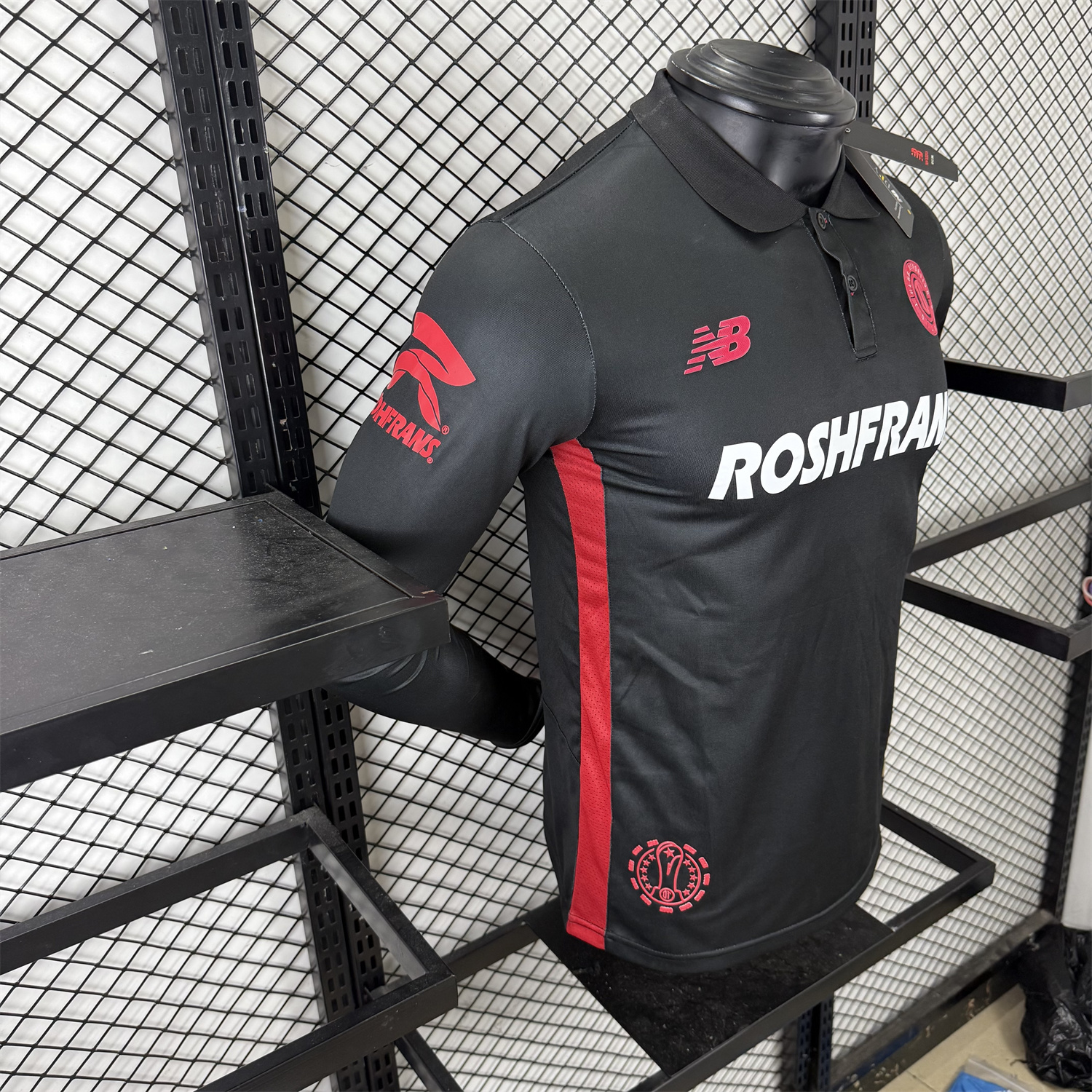 AlphaJersey-Toluca 25-26 Third Black Long Sleeves Jersey - Player Version