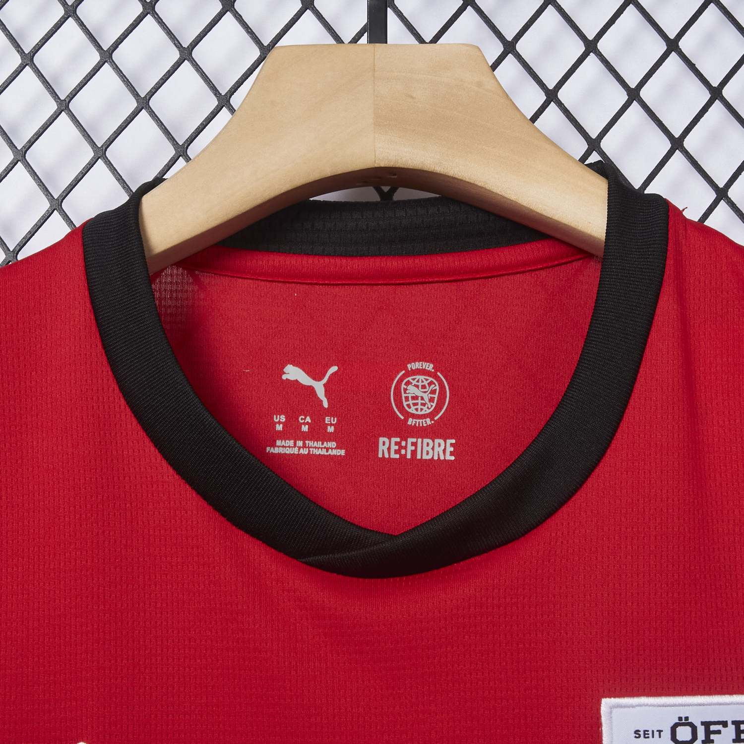 AlphaJersey-Austria 2026 Home Red Jersey - Fans Version