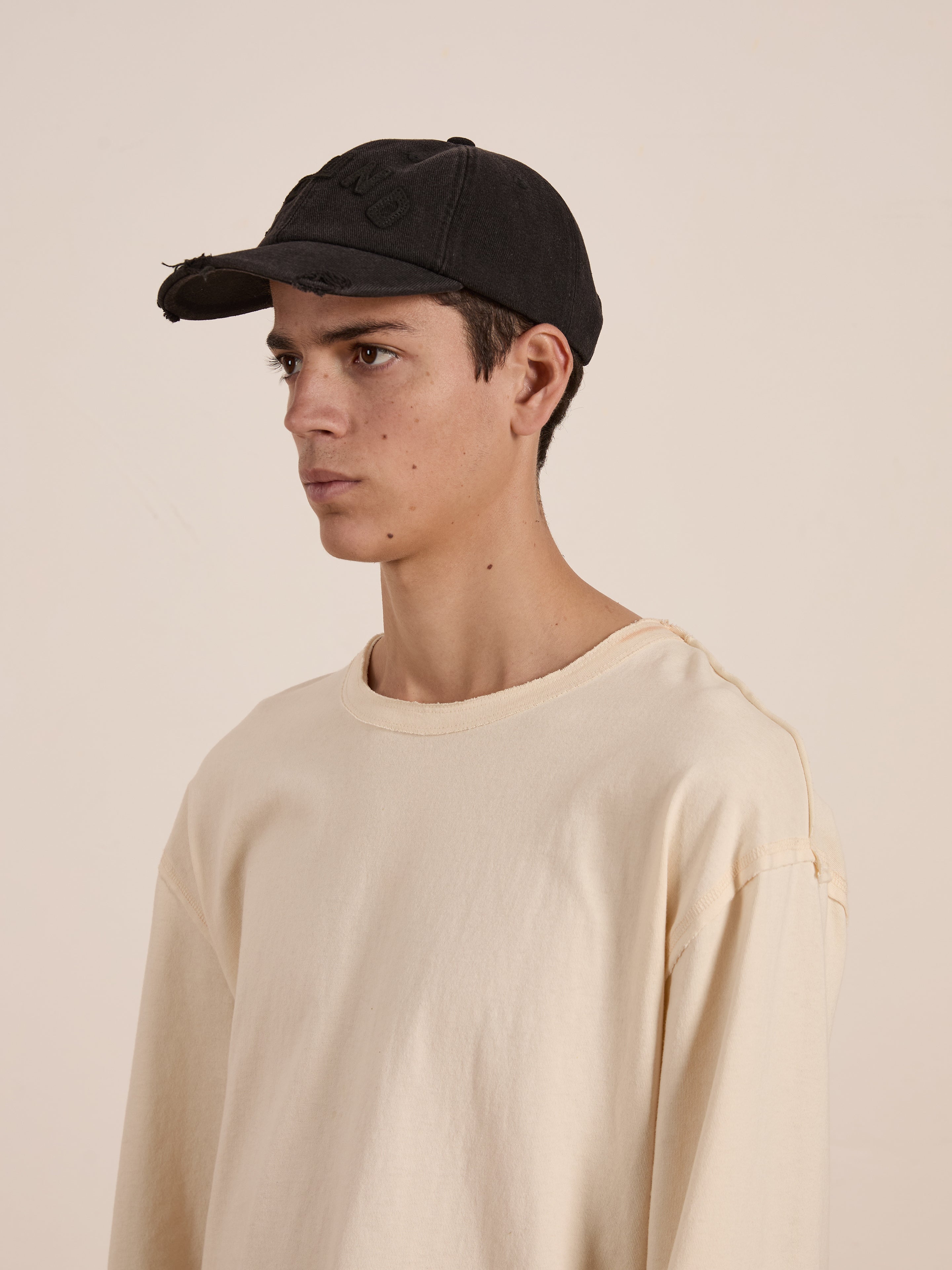 Black Felt Patch Cap | Modern Menswear by yycbvcnbmmnbm